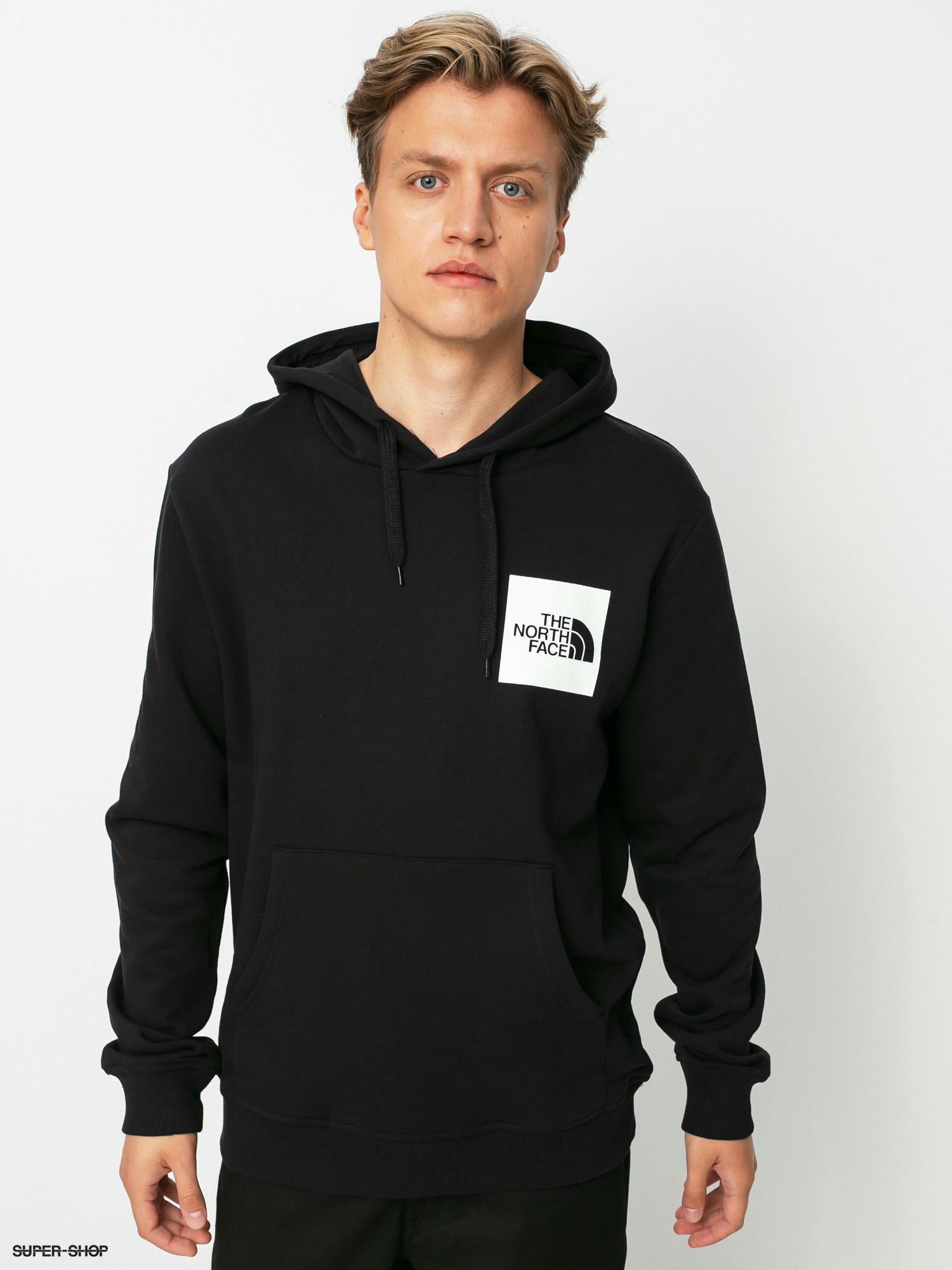 Black and white 2024 north face hoodie