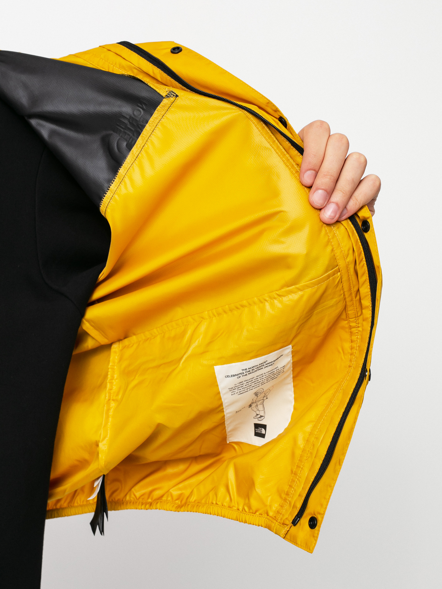 the north face 1985 mountain jacket yellow