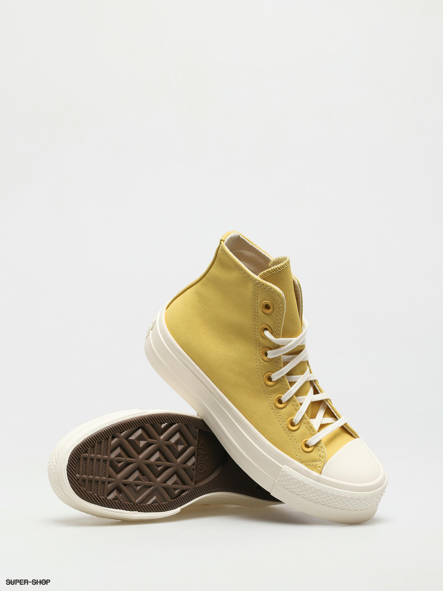 converse lift yellow