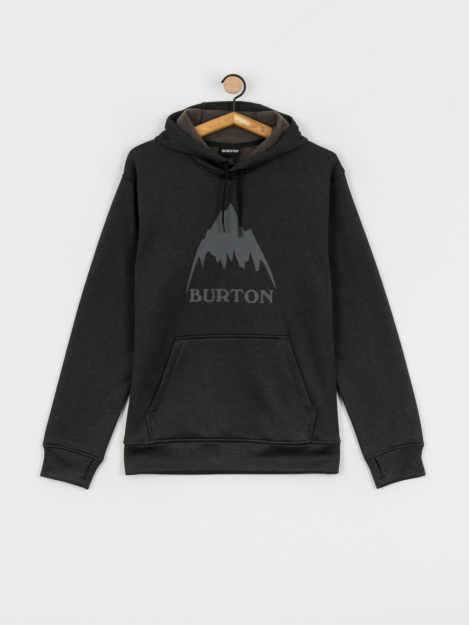 Herren Burton Oak HD Hoodie (true black heather)