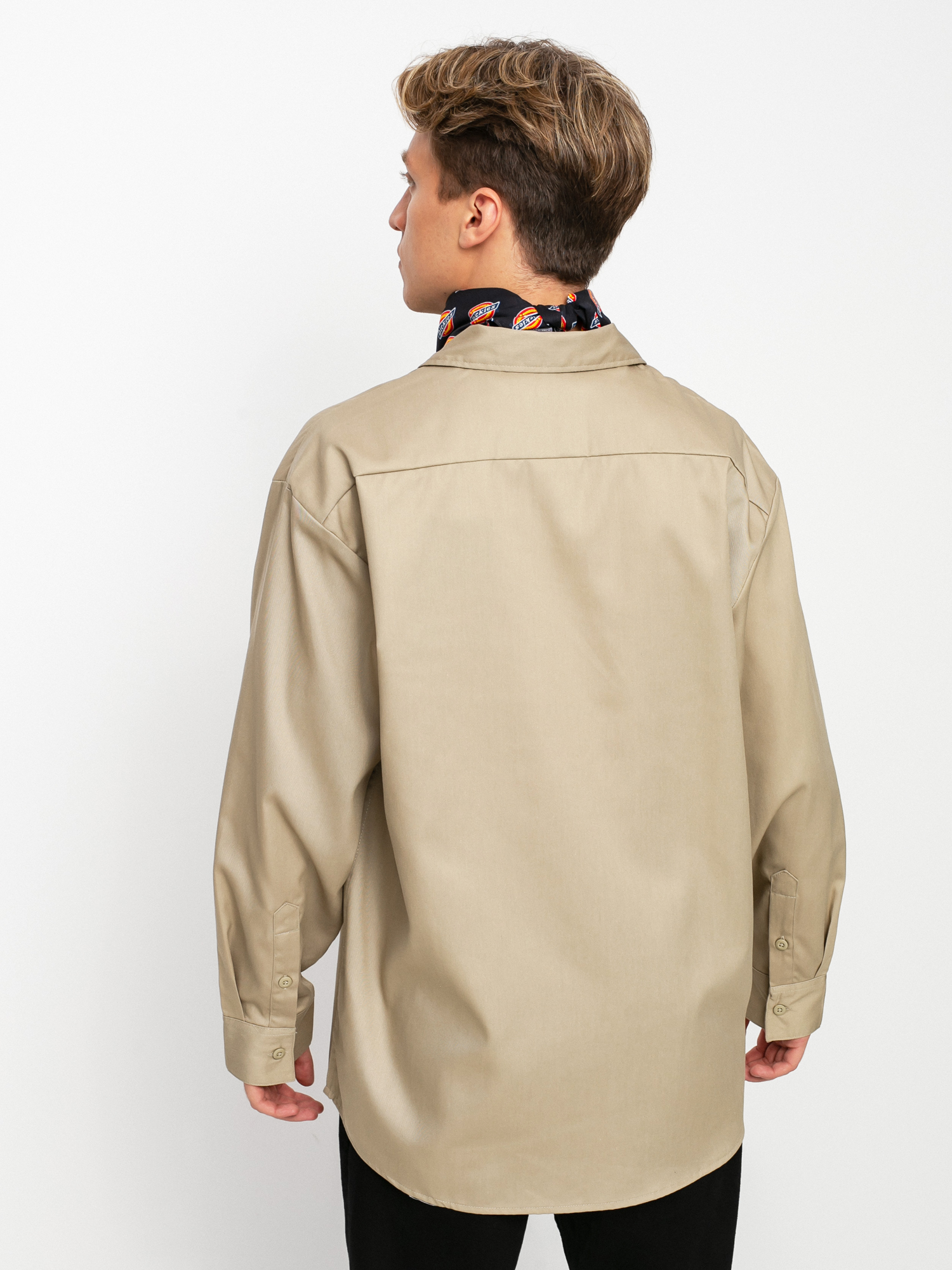 dickies tan work shirt