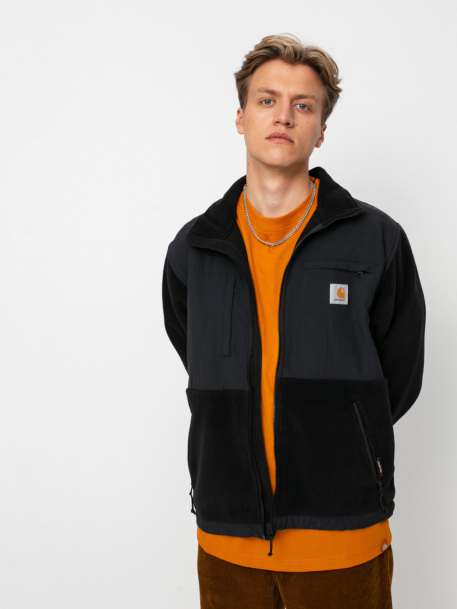 Mens Carhartt WIP Nord Fleece (black/black)