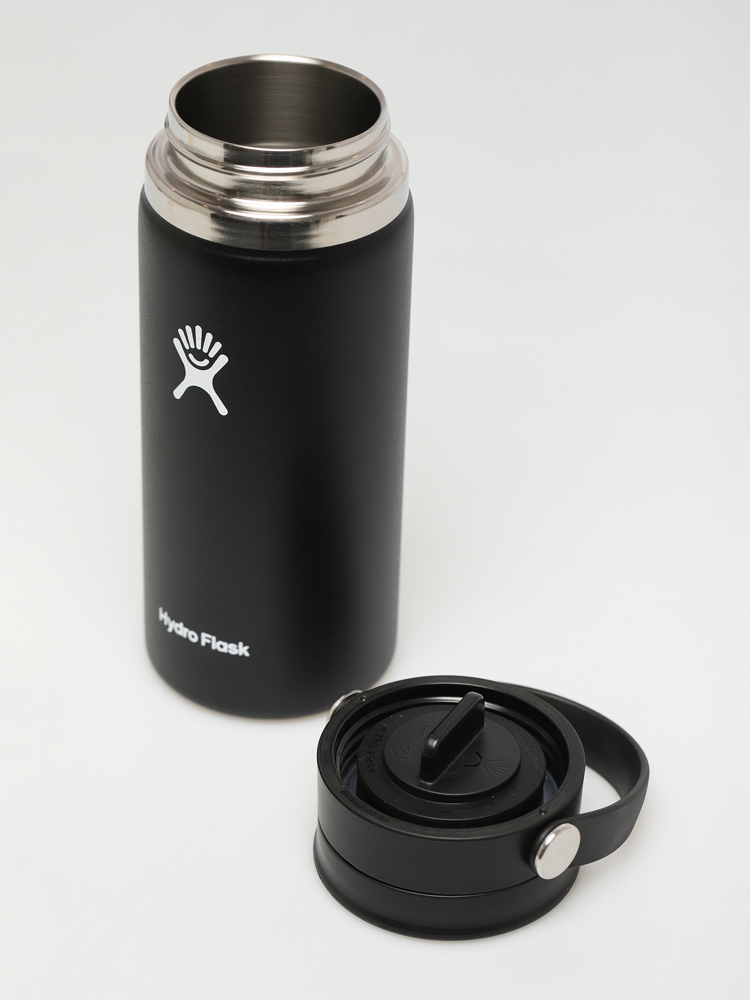Hydro Flask Wide Mouth Flex Slip Lid 473ml Flasche (black)