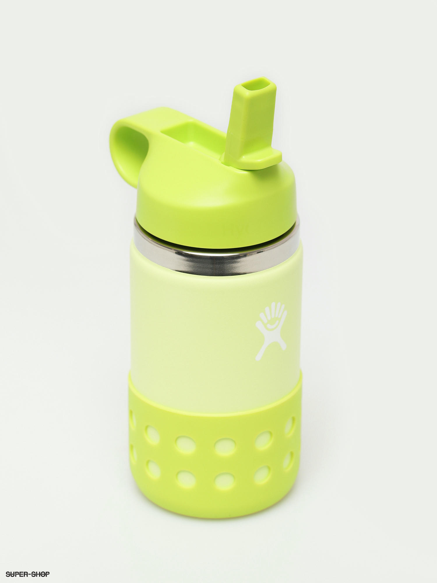 Hydro Flask Kids Wide Mouth Straw Lid 355ml JR Bottle (honeydew)