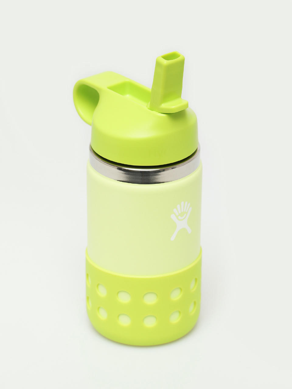 Hydro Flask Kids Wide Mouth Straw Lid 355ml JR Bottle (honeydew)