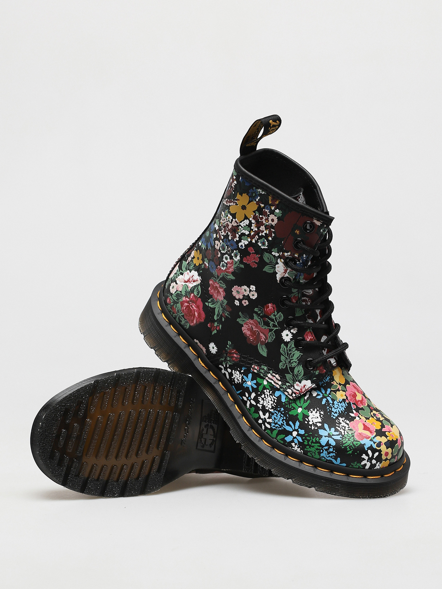 Dr. Martens 1460 Pascal Shoes Wmn (floral mash up white/black)