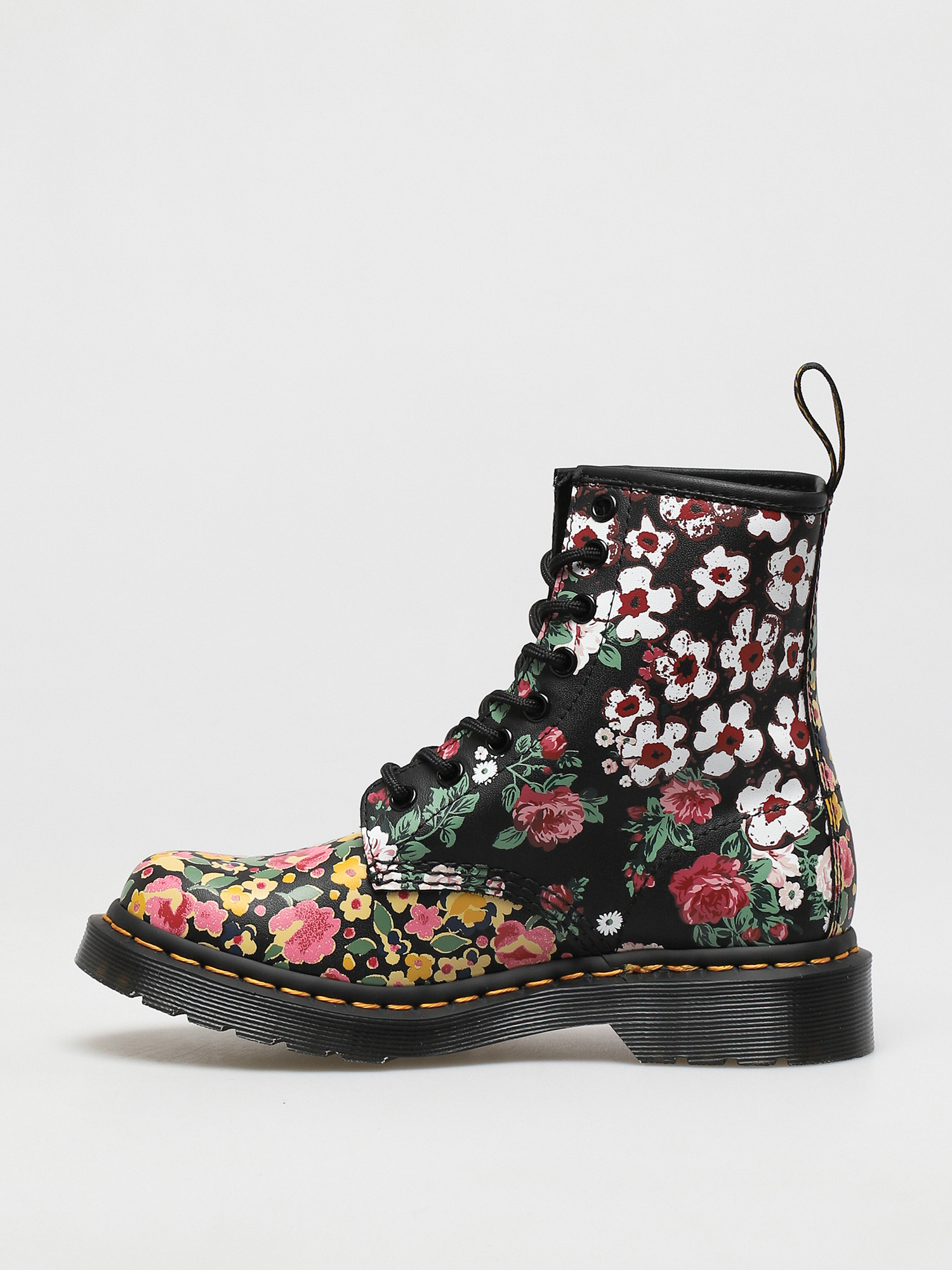 dr martens shoes flowers