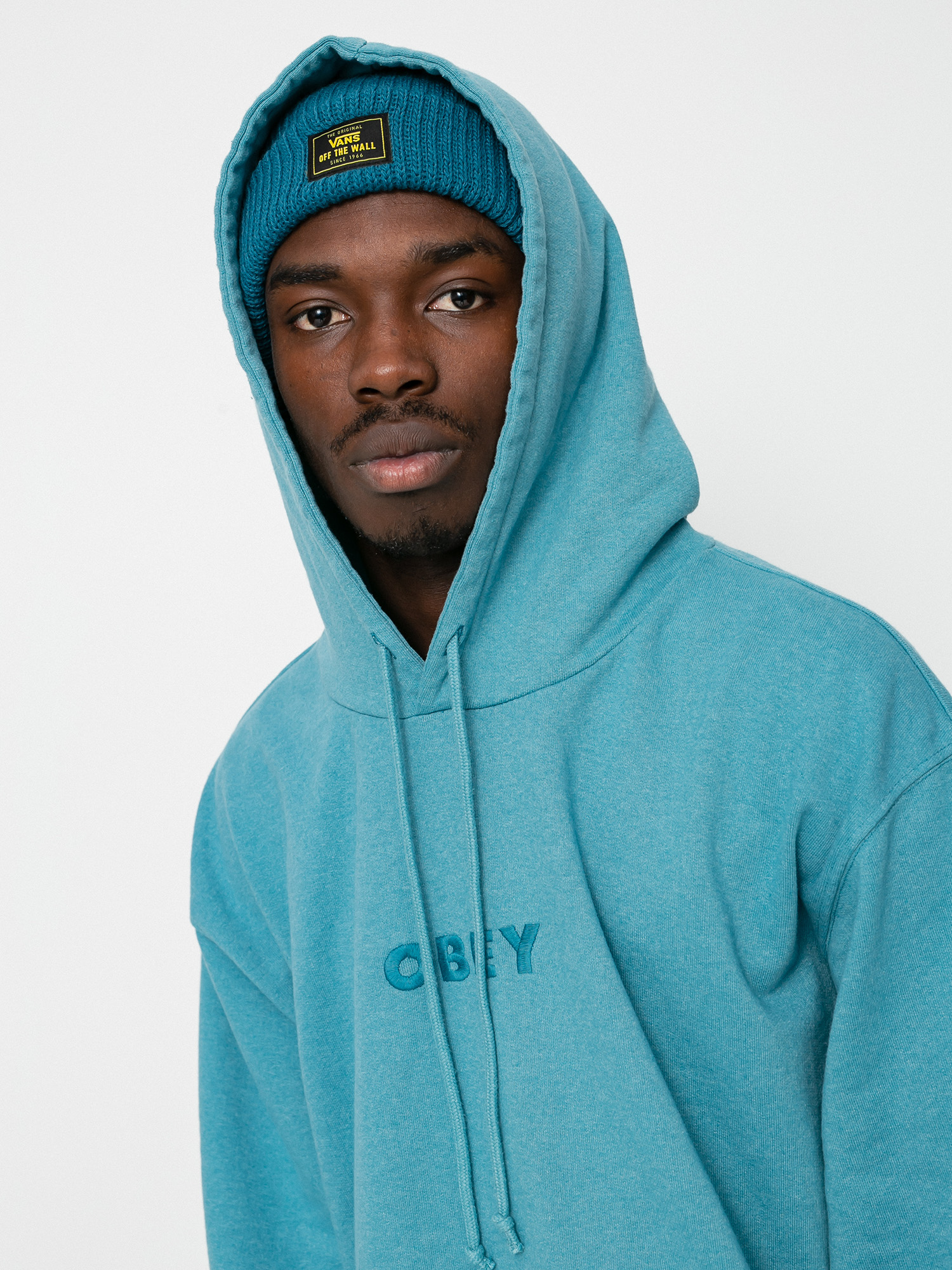 OBEY Bold Ideals HD Hoodie (deep ocean)