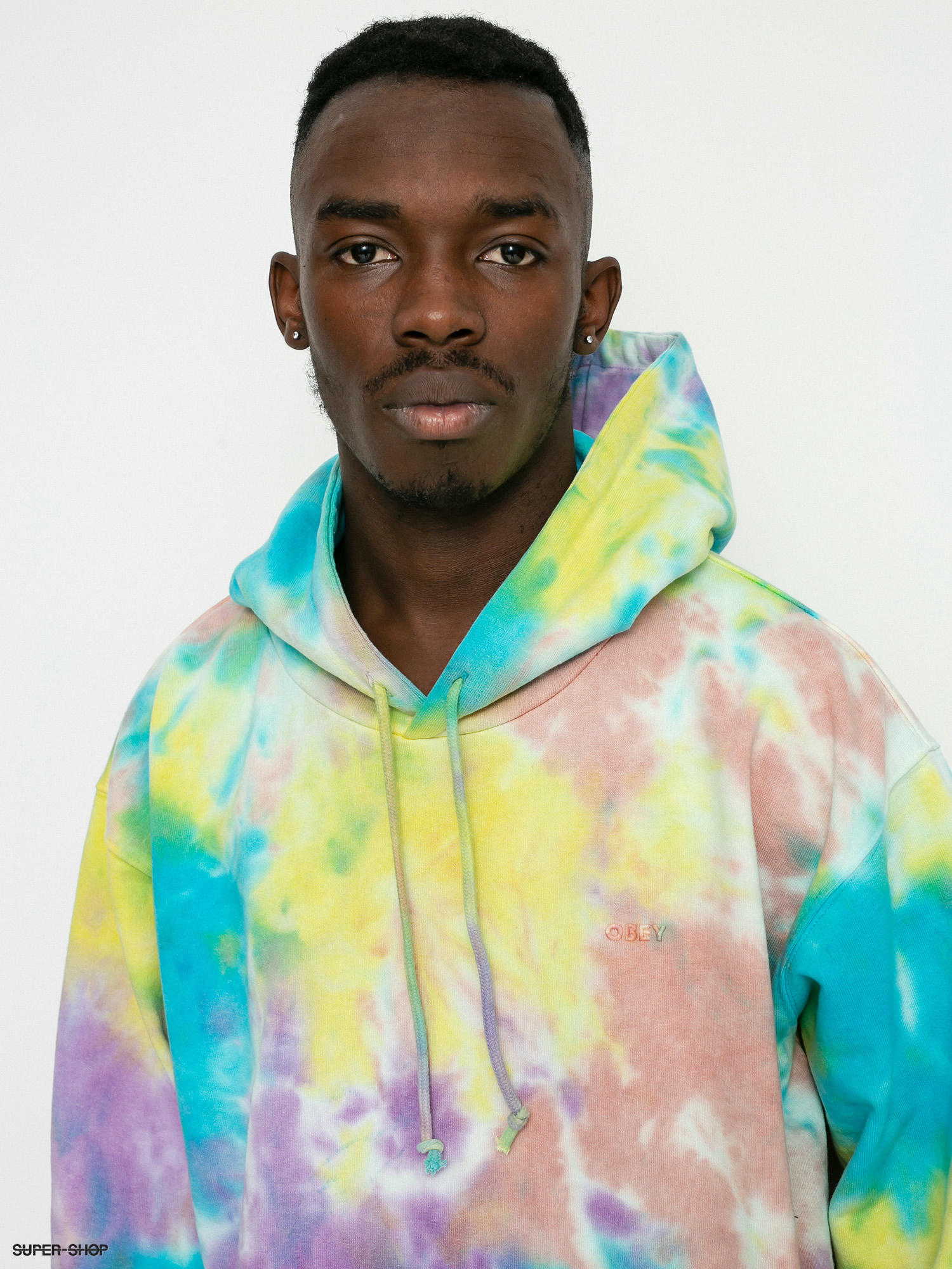 Obey tie 2025 dye hoodie