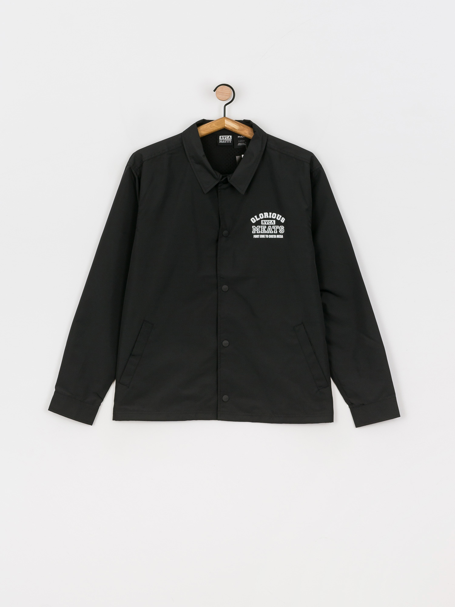 RVCA Matty Coaches Jacket Jacket (rvca black)