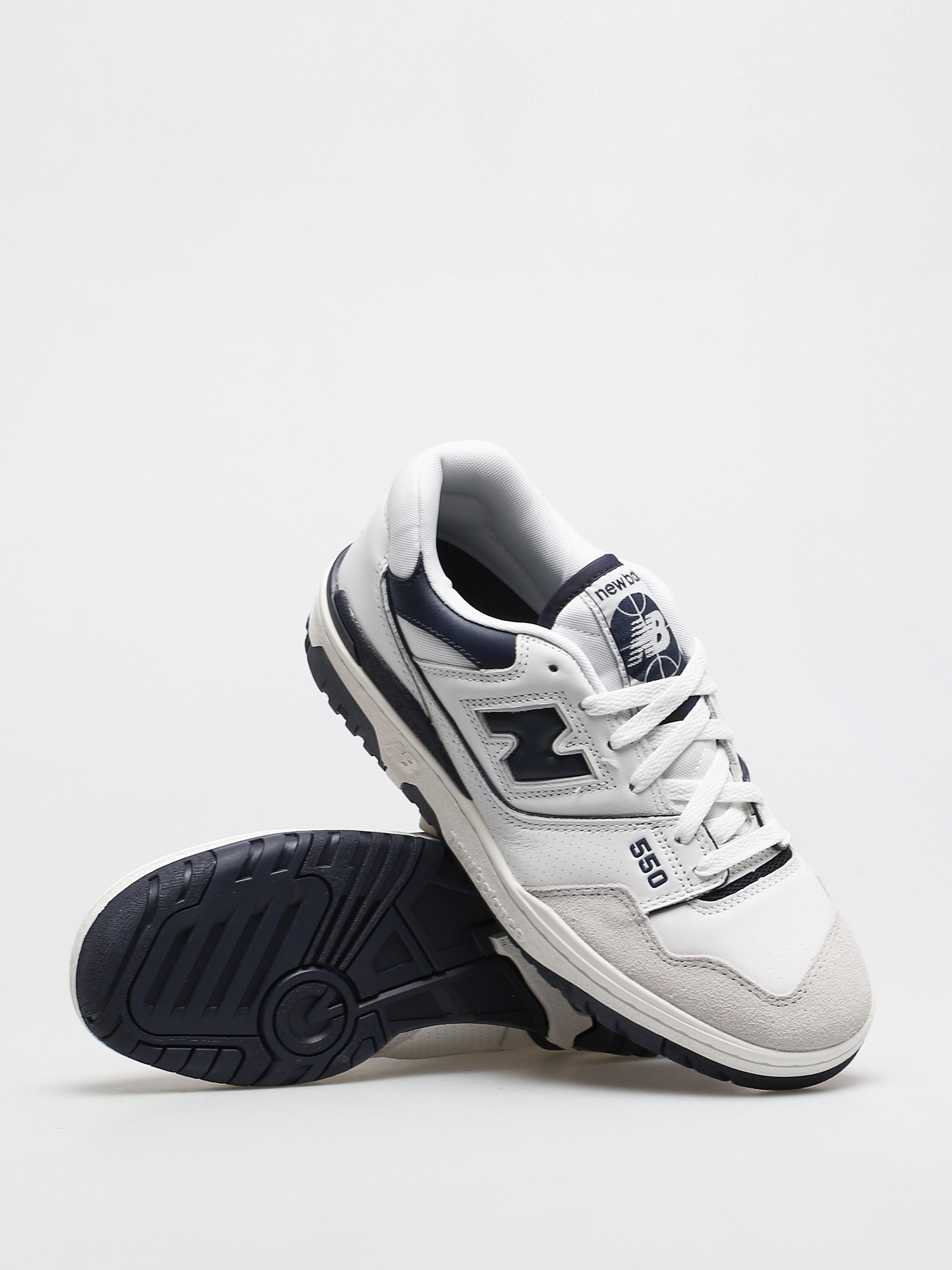New Balance 550 Shoes (white navy)