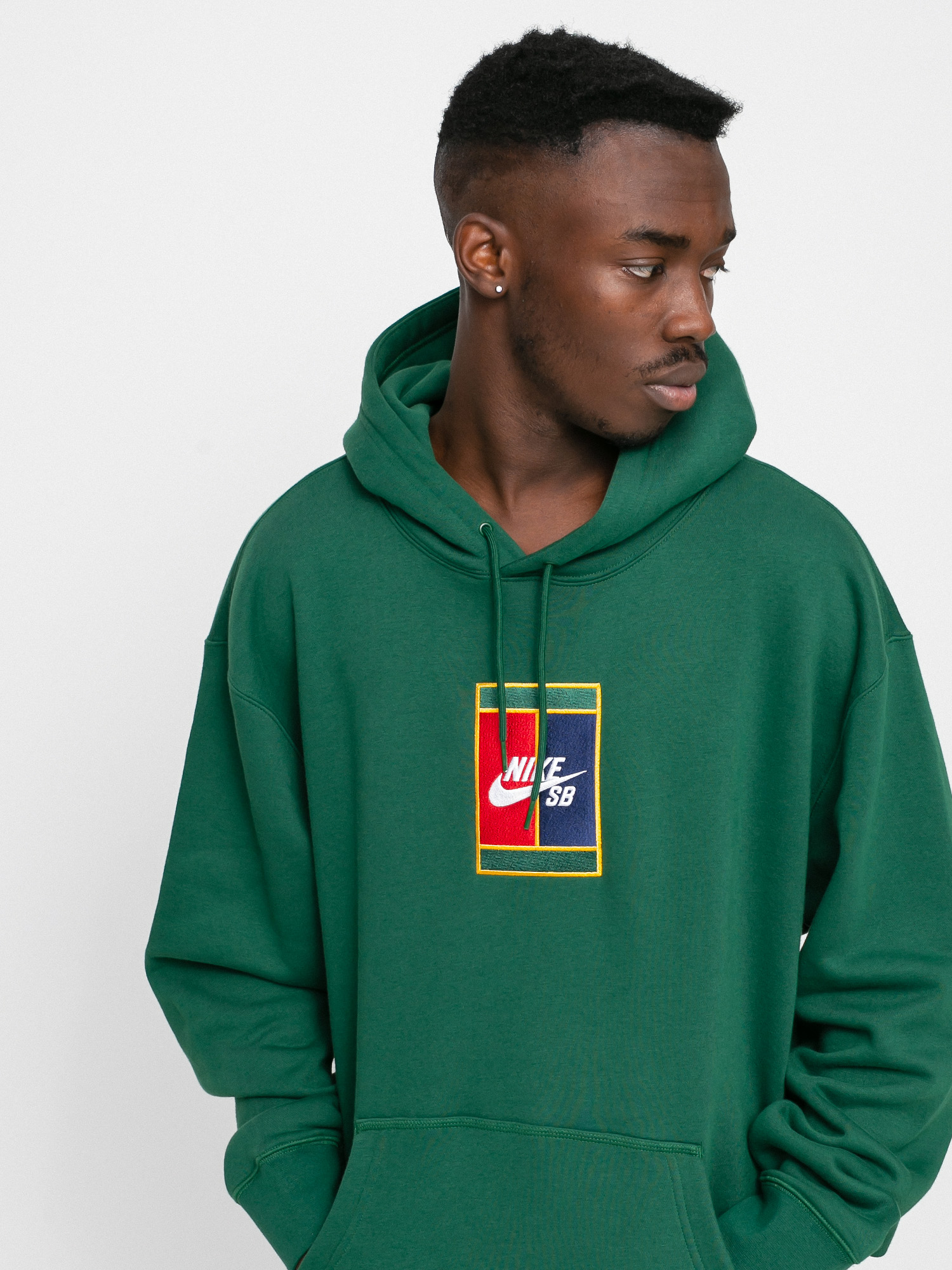 Nike SB GFX HD Hoodie (gorge green/midnight navy)