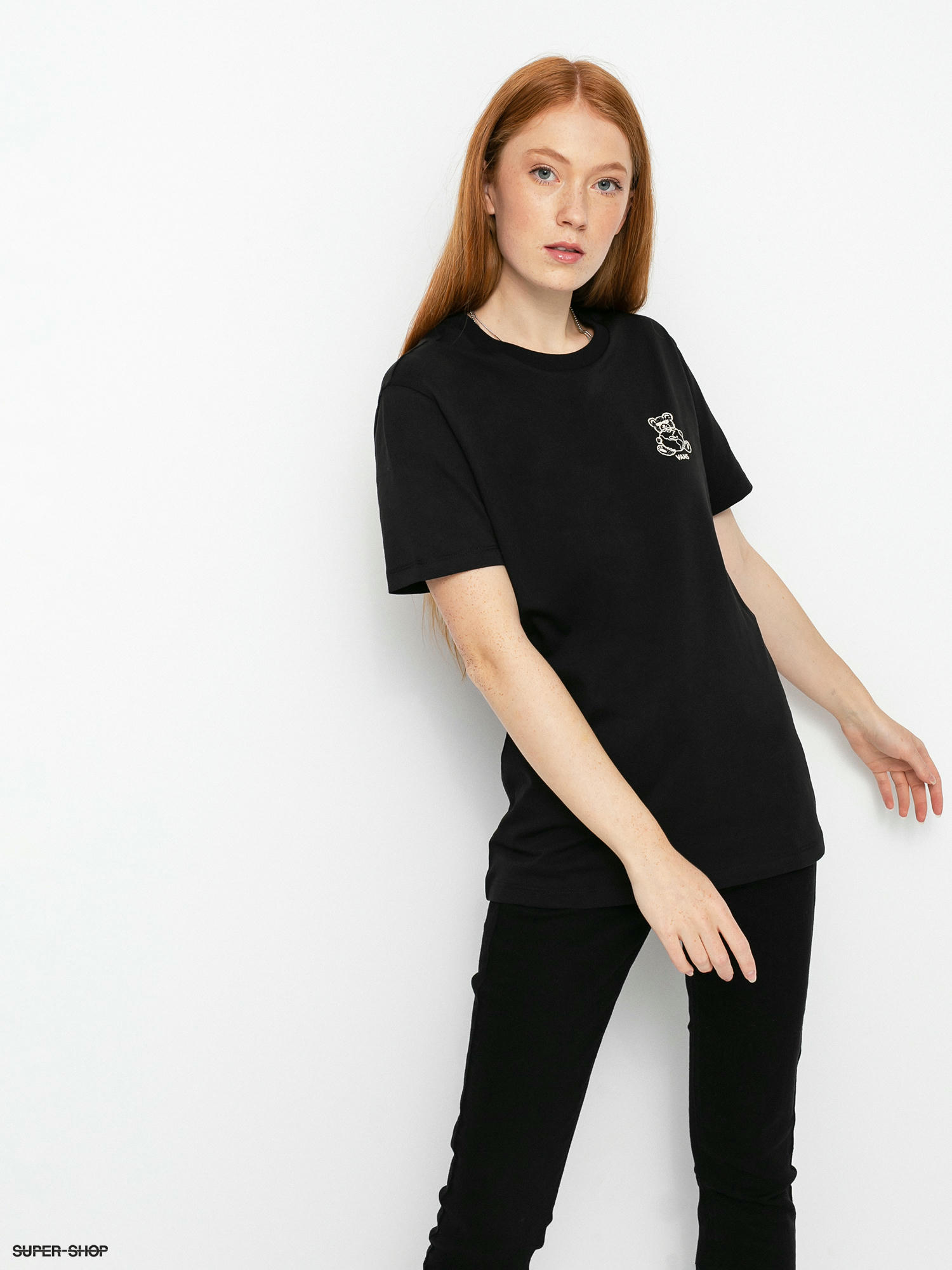 vans black t shirt womens