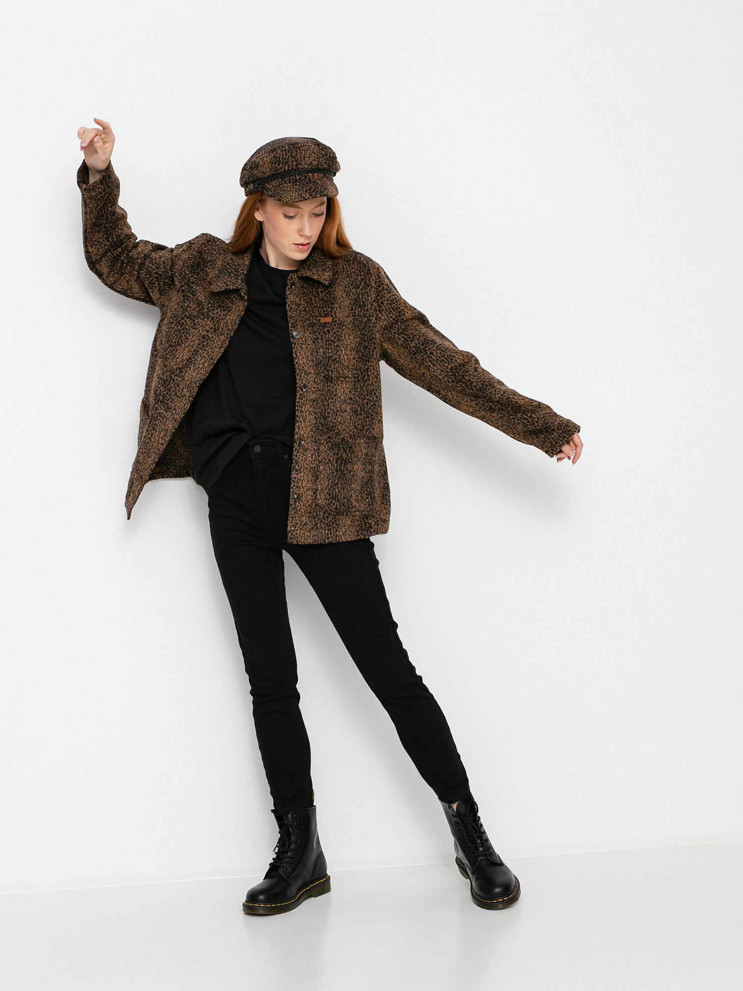 Brixton Survey Chore Coat Jacket Wmn (leopard)