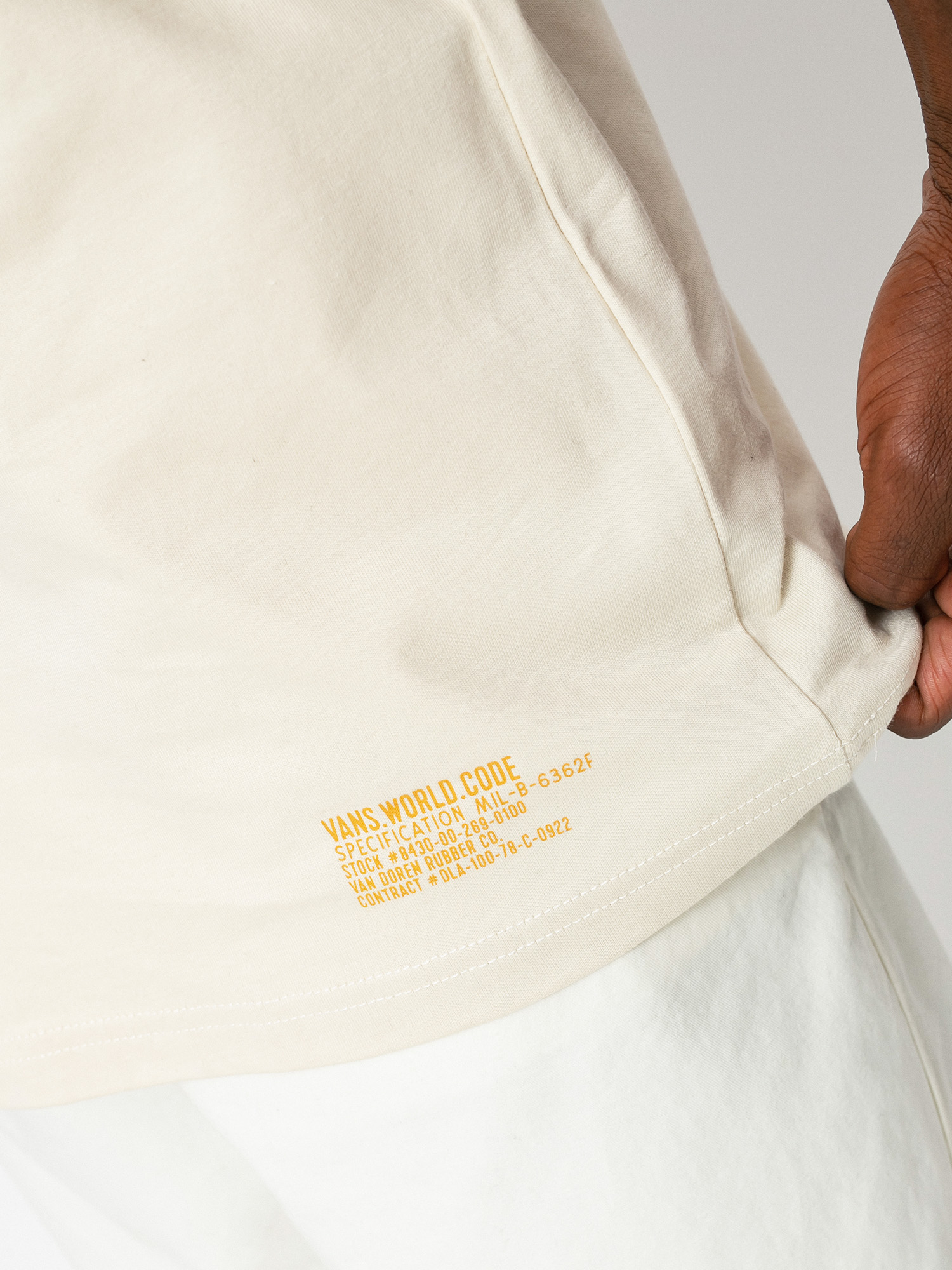 Vans World Code T-Shirt (oatmeal)