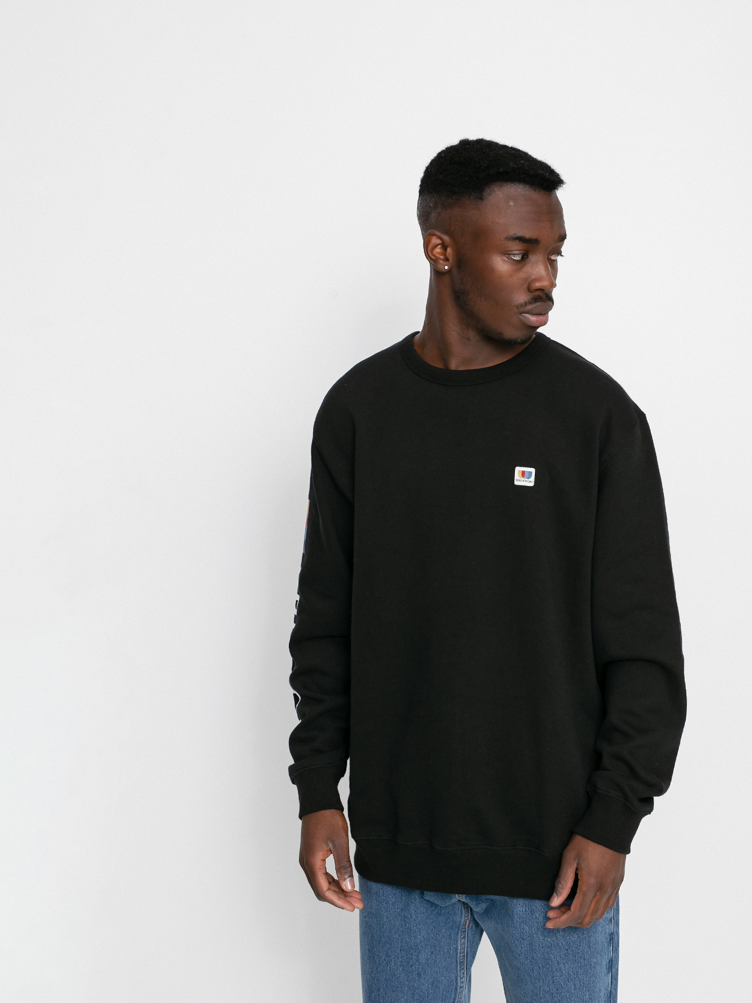 Brixton Alton Crew Sweatshirt (black)