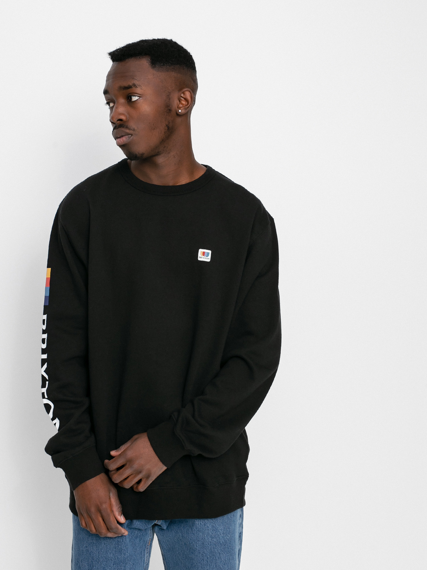 Brixton Alton Crew Sweatshirt (black)