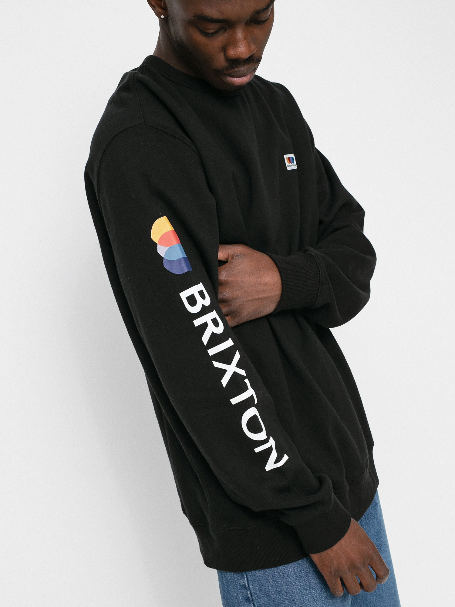 Brixton Alton Crew Sweatshirt (black)