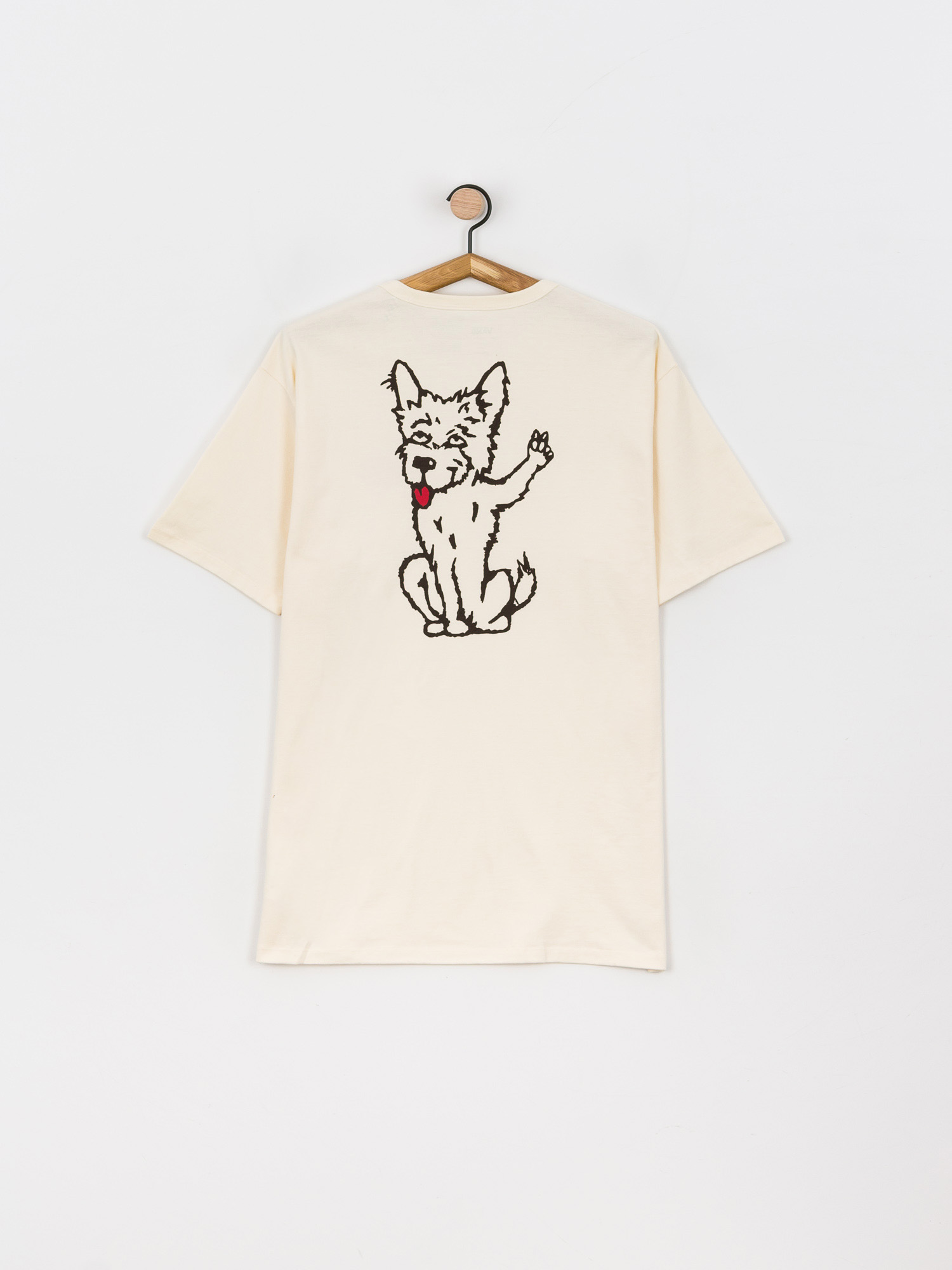 Vans X Tyson Peterson Dog Off The Wall T-shirt (antique white)