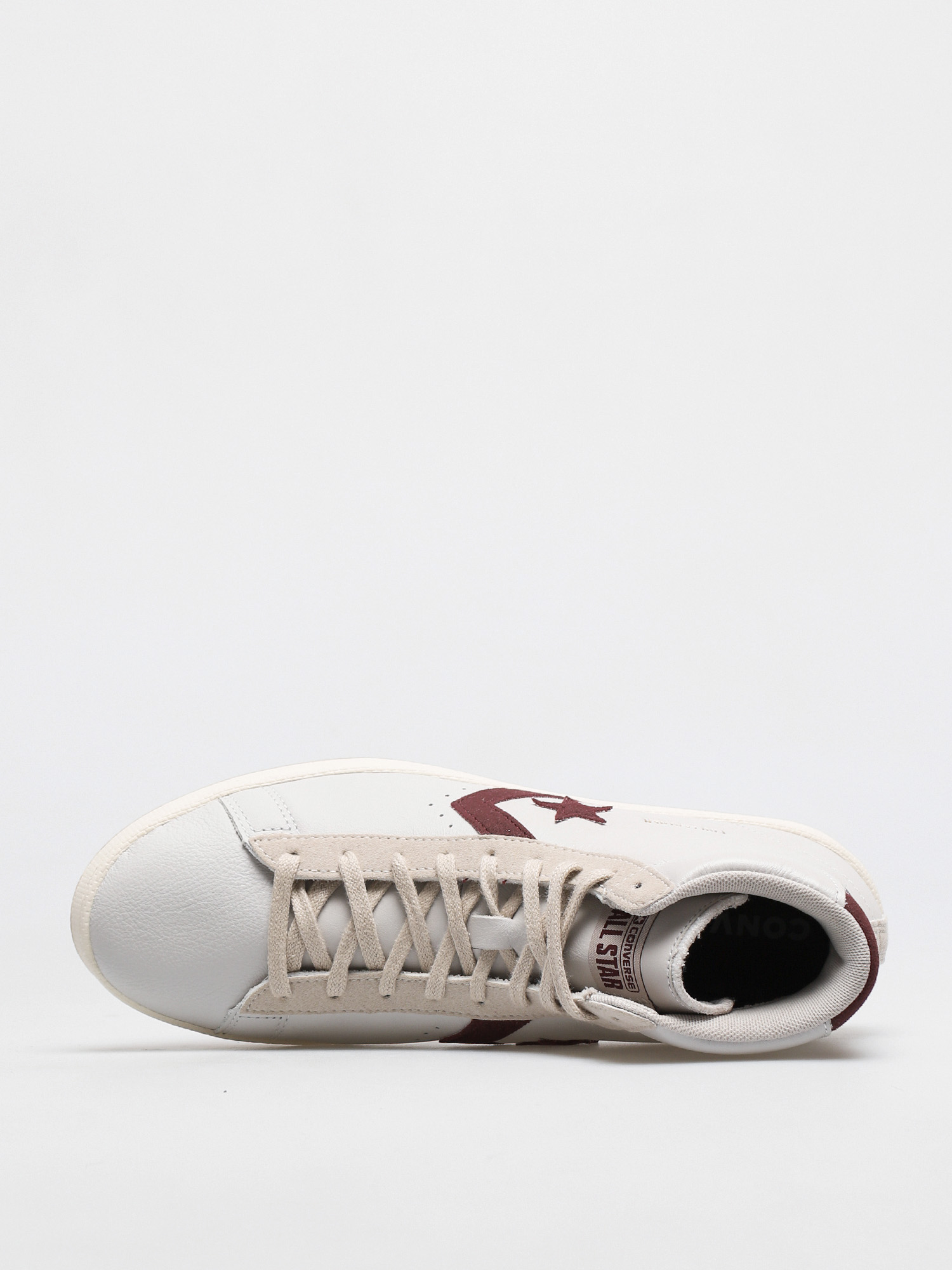 Converse Pro Leather Gold Standard Shoes white maroon