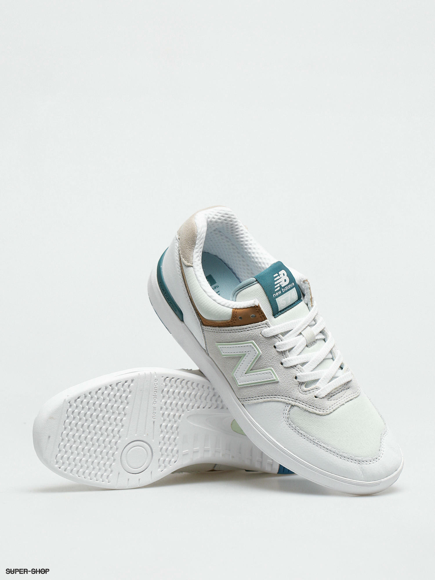 new balance all coasts 574 white