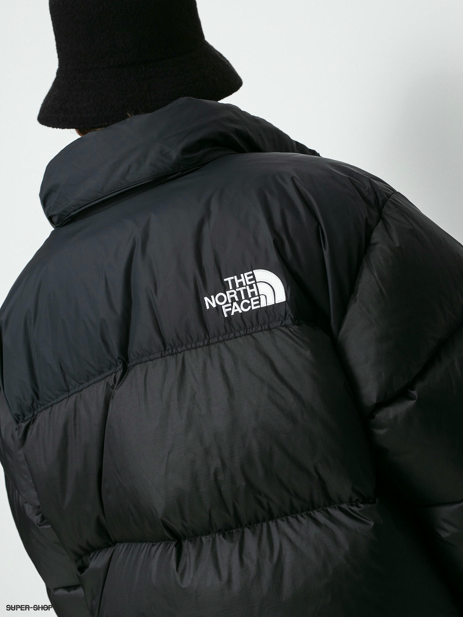 nuptse north face grey