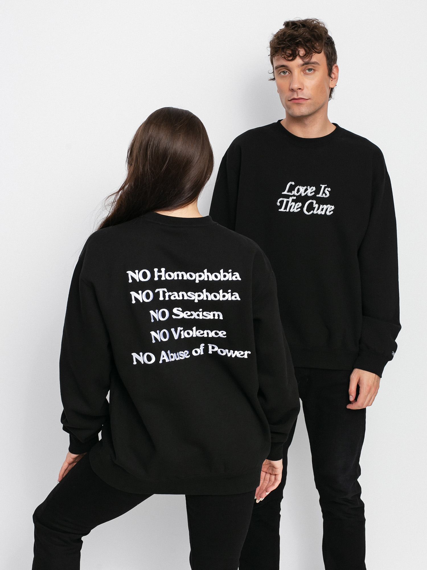 OBEY Love Is The Cure Sweatshirt (black)