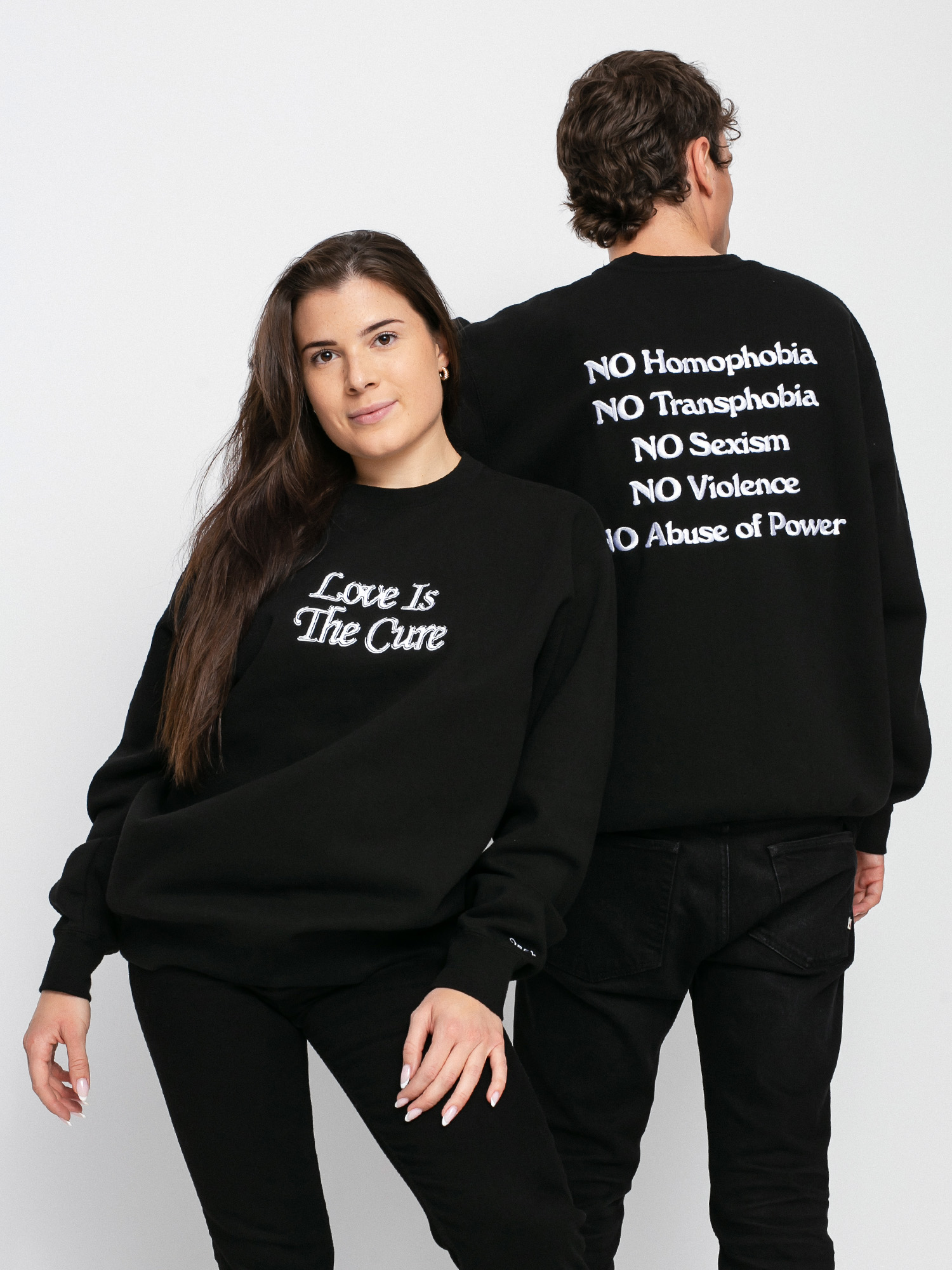 OBEY Love Is The Cure Sweatshirt (black)
