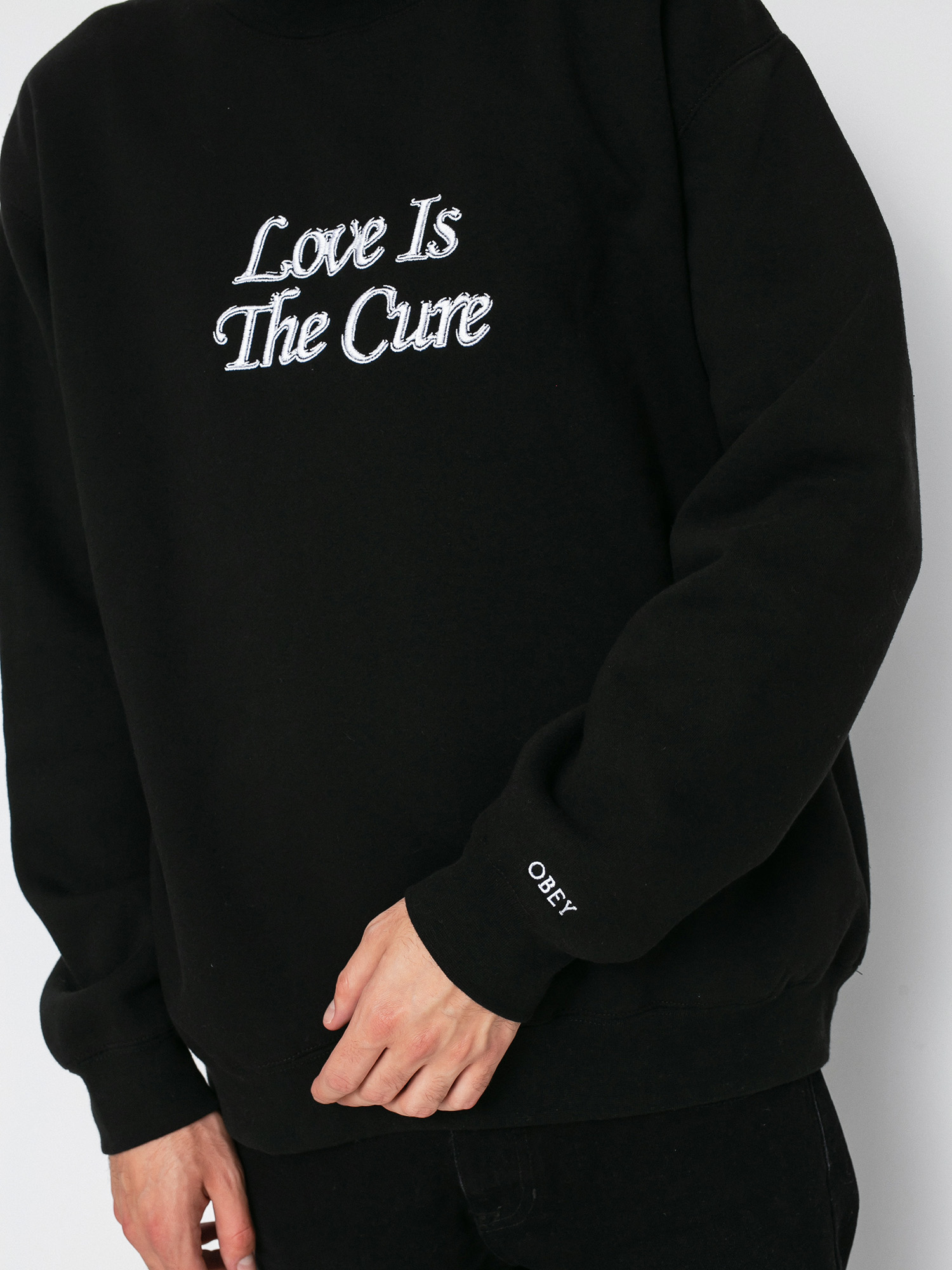 OBEY Love Is The Cure Sweatshirt (black)