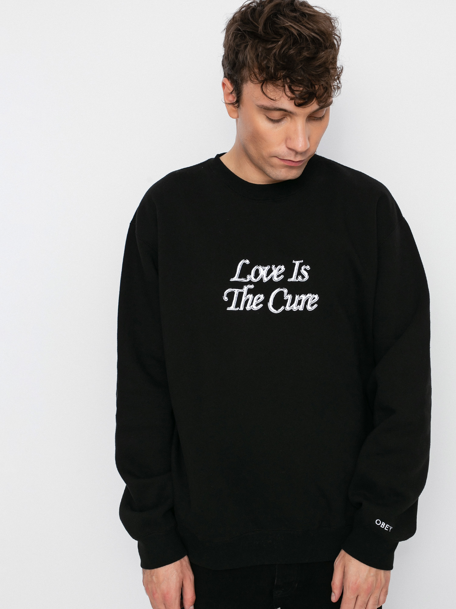OBEY Love Is The Cure Sweatshirt (black)
