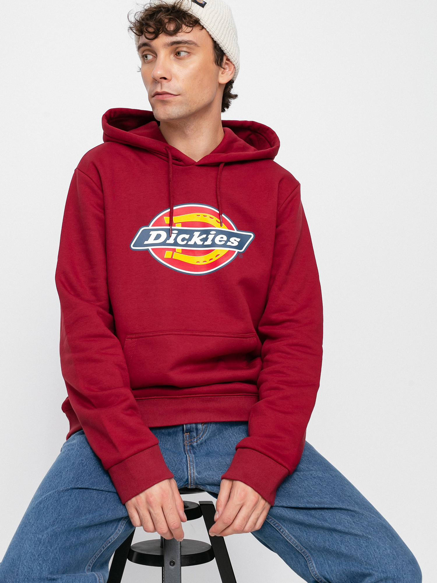 Dickies Icon Logo HD Hoodie (biking red)