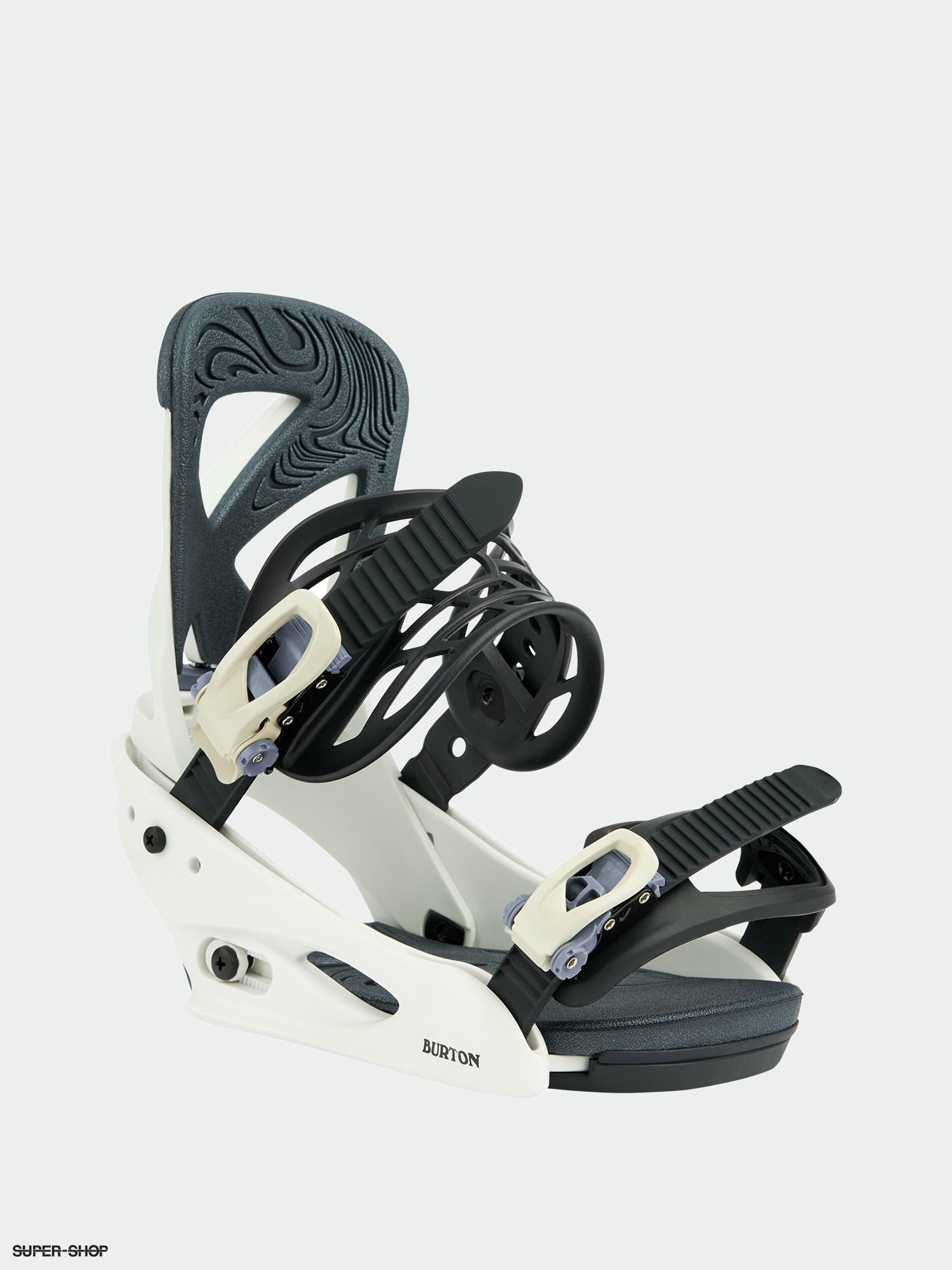 Womens Burton Scribe Reflex Snowboard bindings stout white