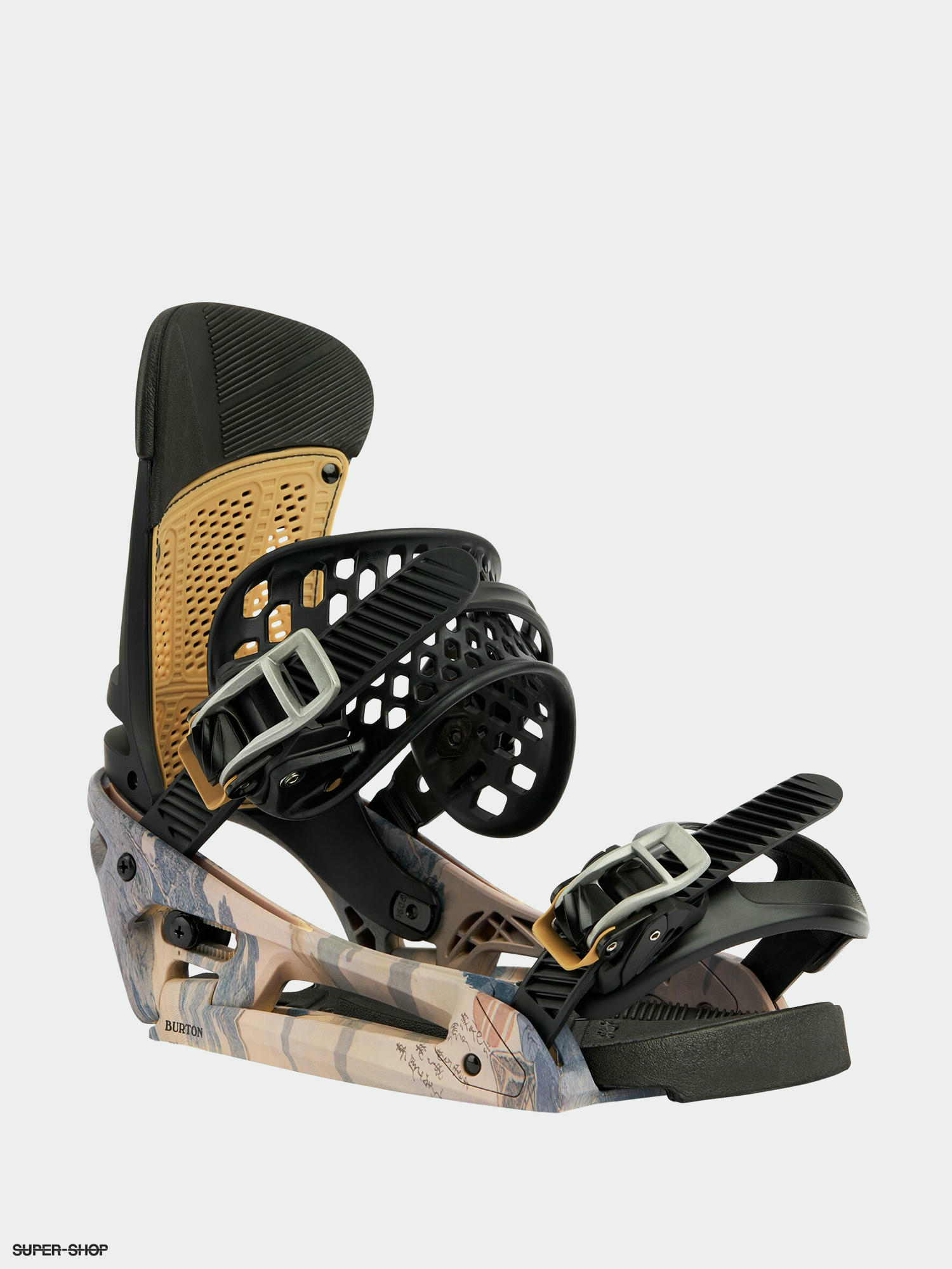 Burton Malavita Est Snowboard bindings dark gray print