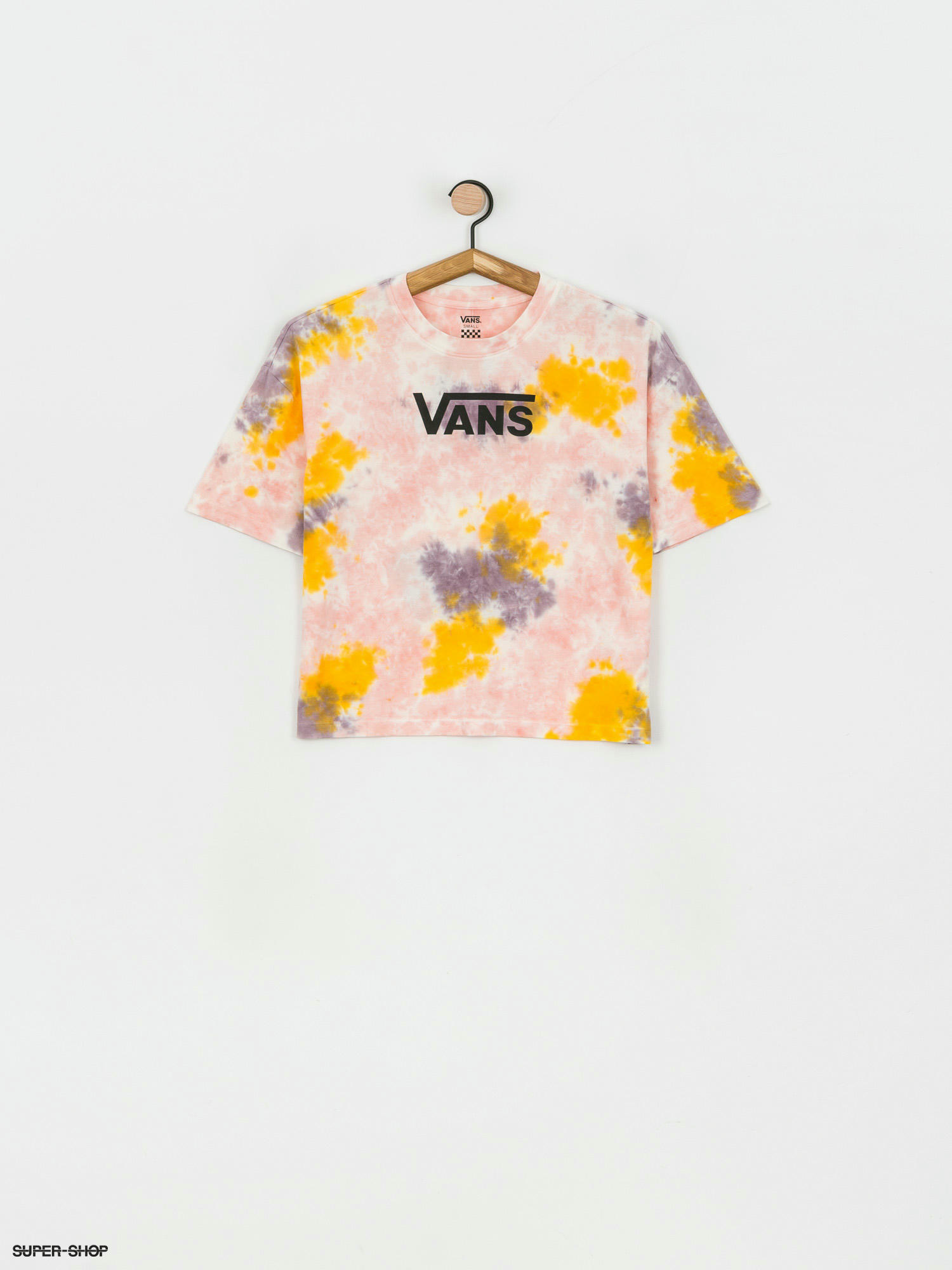 vans rainbow chex tee