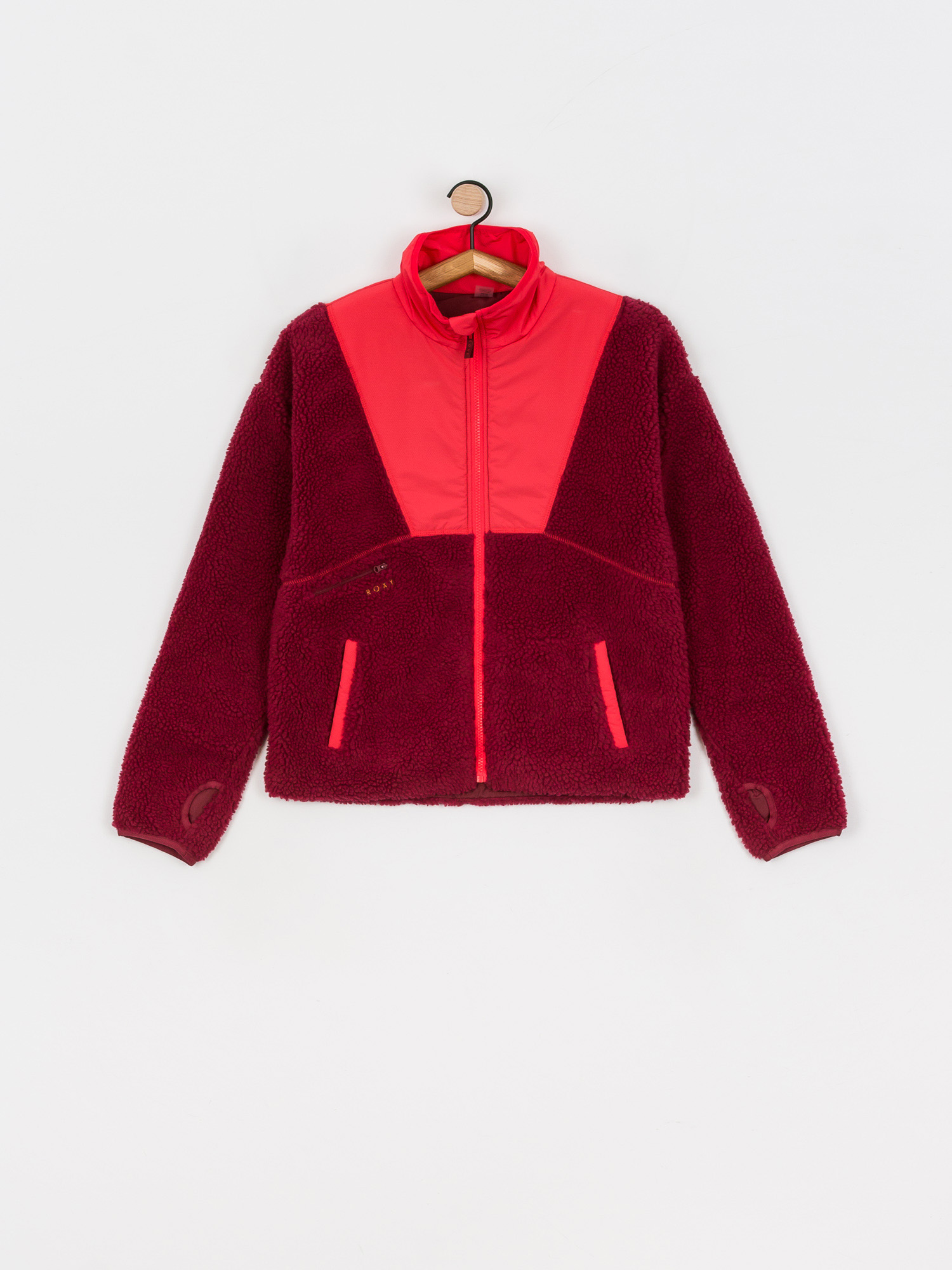 Womens Roxy Unforgettable Landscapes Fleece (tibetan red)
