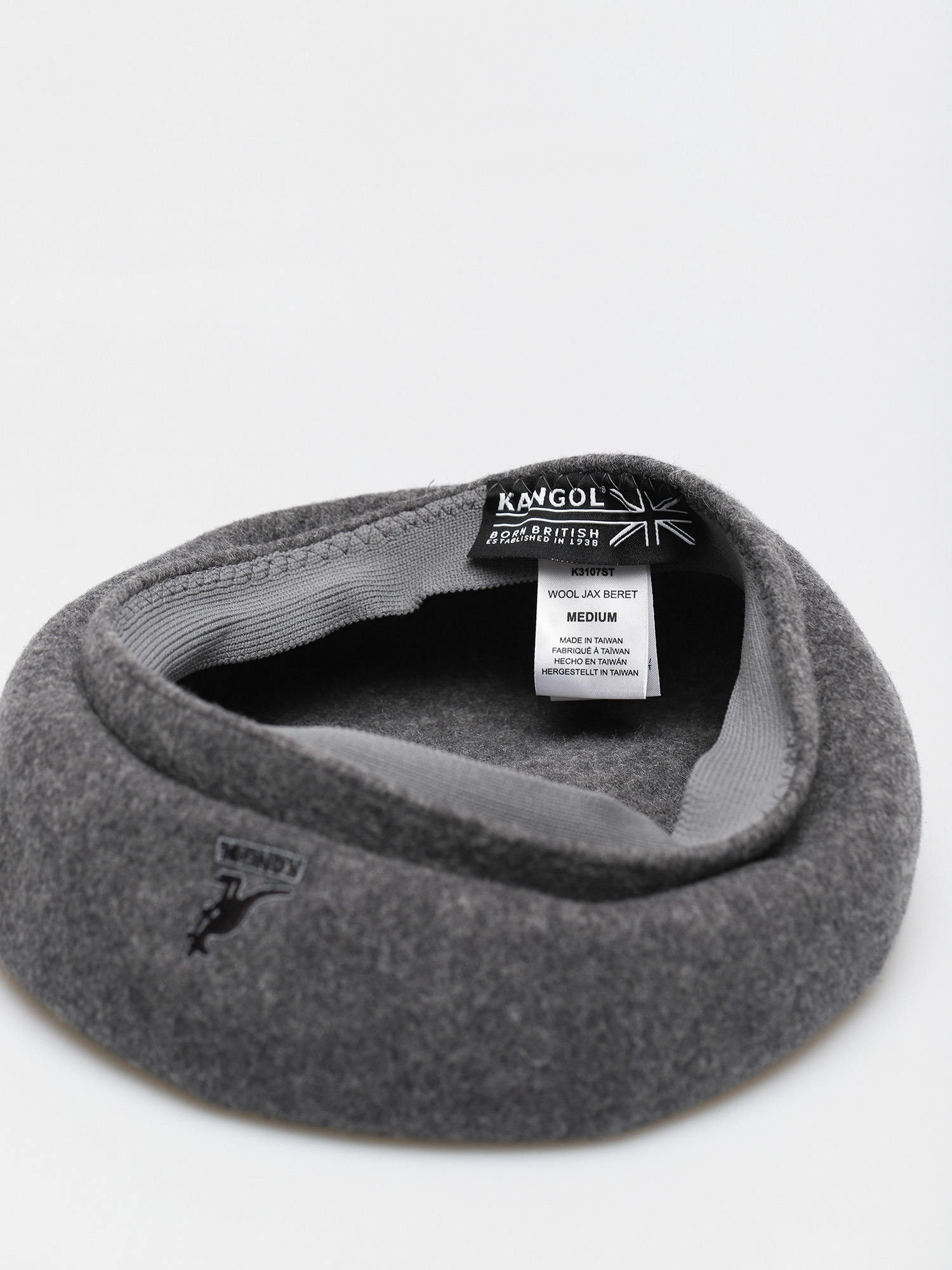 Kangol Wool Jax Beret Schirmmütze (flannel)