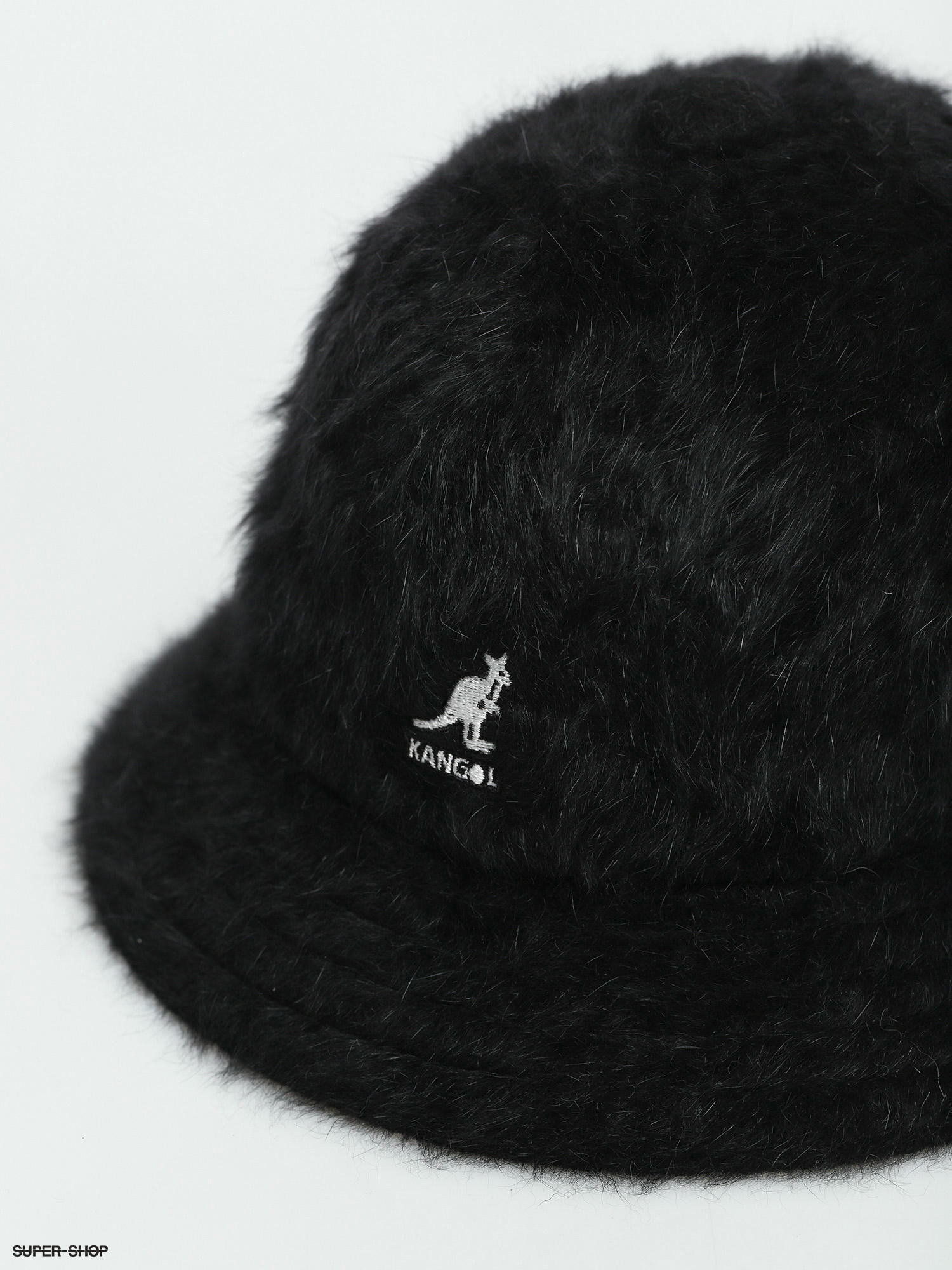 black fur kangol hat