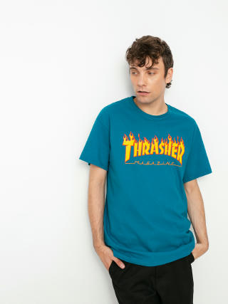 Thrasher Flame Logo T-shirt (galapagos)