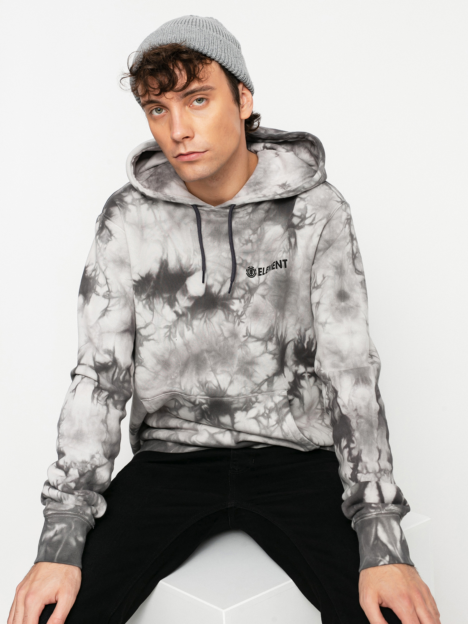 Element Blazin Chest Tie Dye Sweatshirt (limestone)