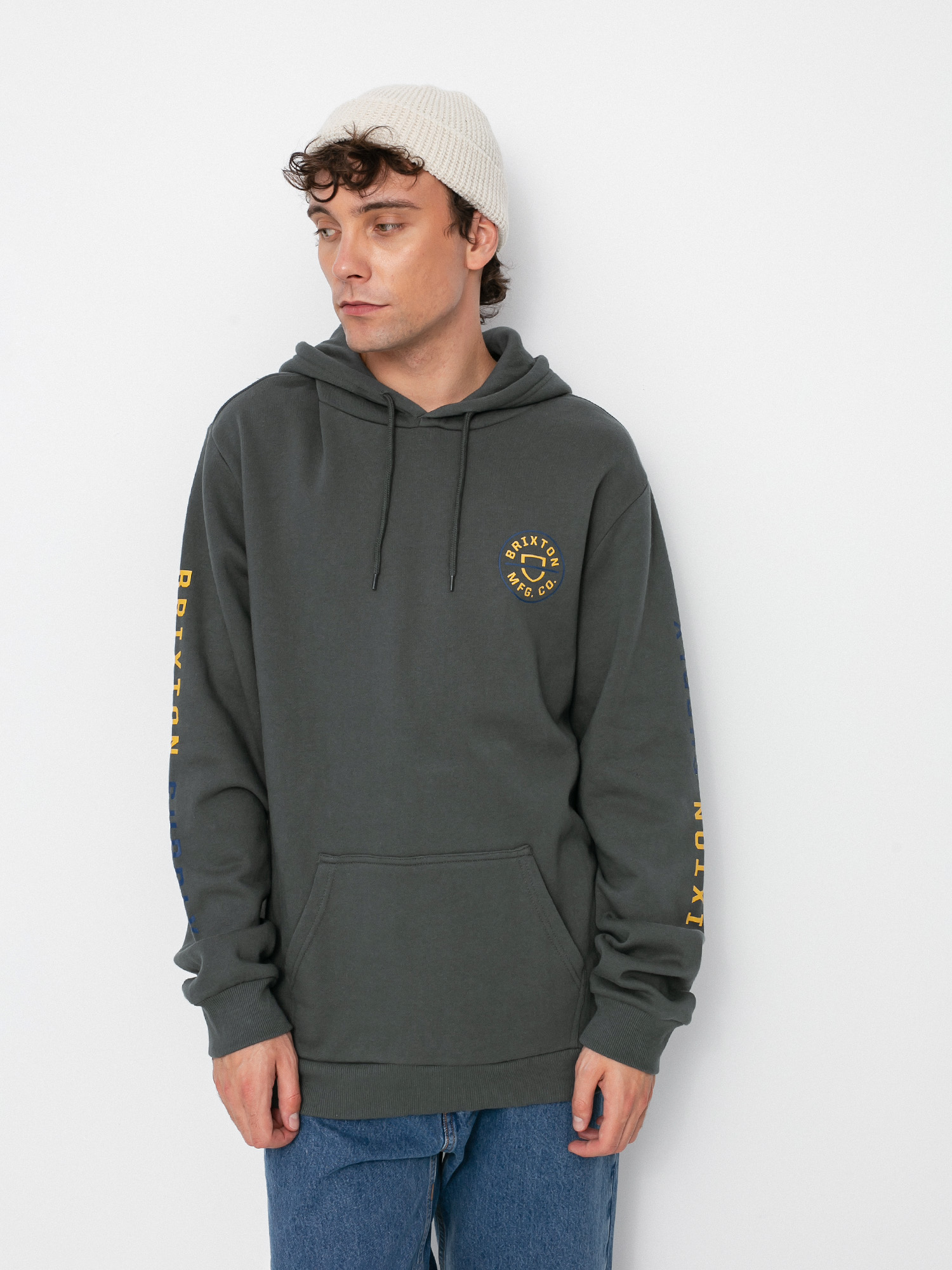 Brixton Crest HD Hoodie (evergreen)