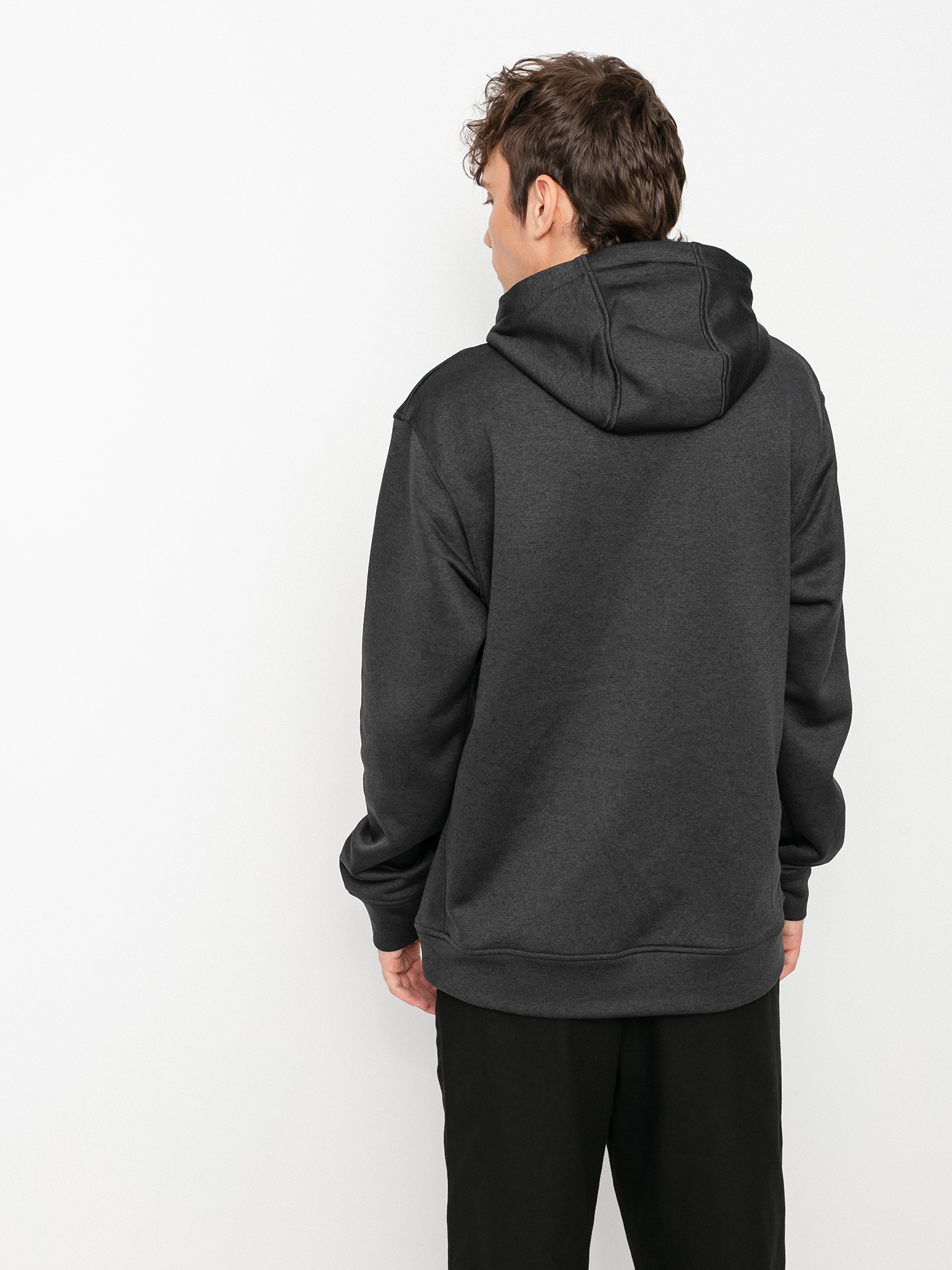 Mens Burton Oak HD Active sweatshirt (true black heather)