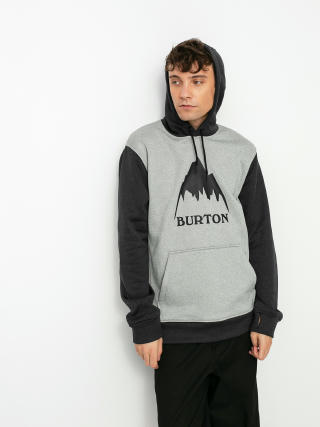 Burton Oak HD Active sweatshirt (gray heather/true black)