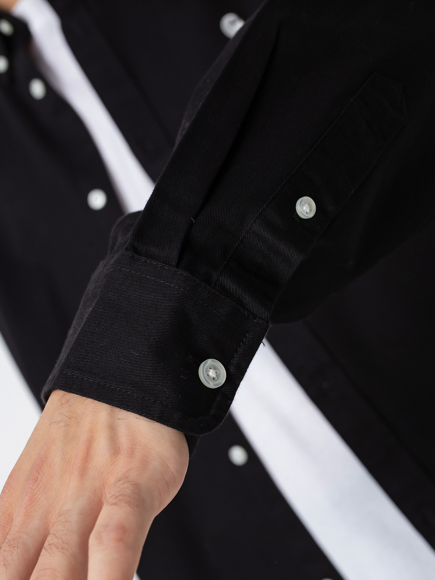 Carhartt WIP Madison Hemd (black/wax)