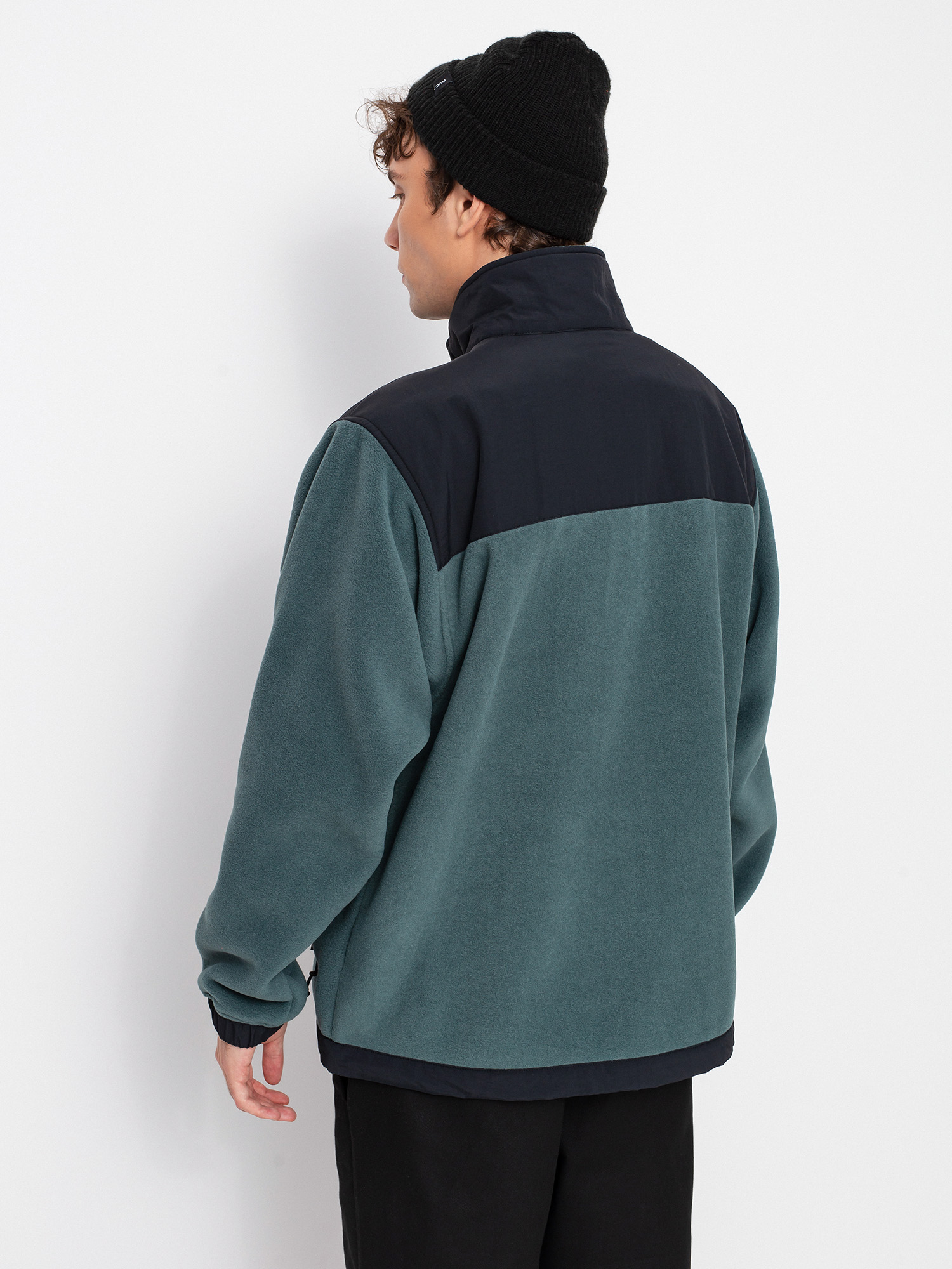 Herren Carhartt WIP Nord Fleecejacke (eucalyptus/black)