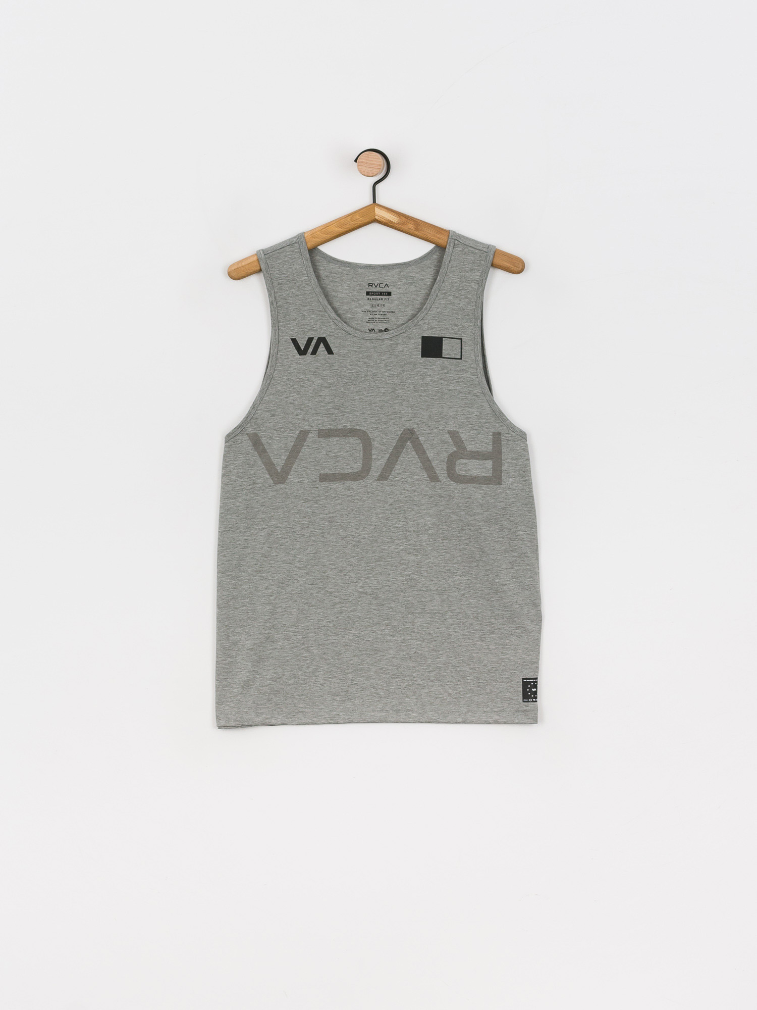 RVCA Big Rvca Banner Tank top (heather grey)