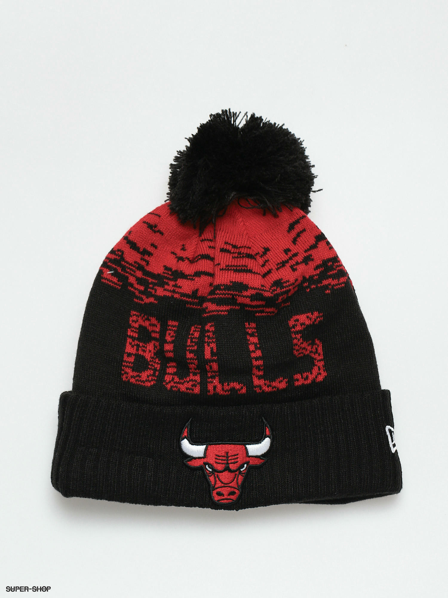 chicago bulls beanie black