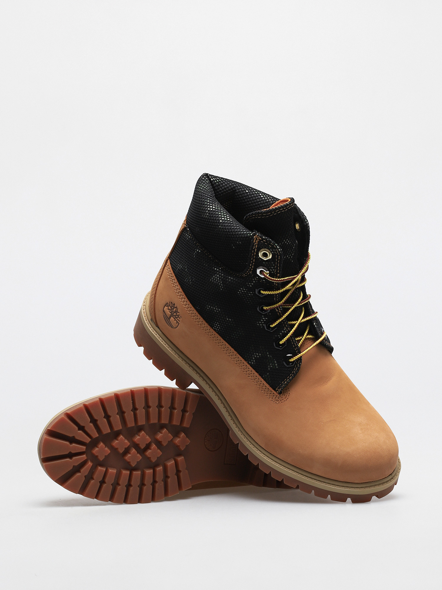 Timberland 6 Heritage WP Shoes (black nubuck camo)