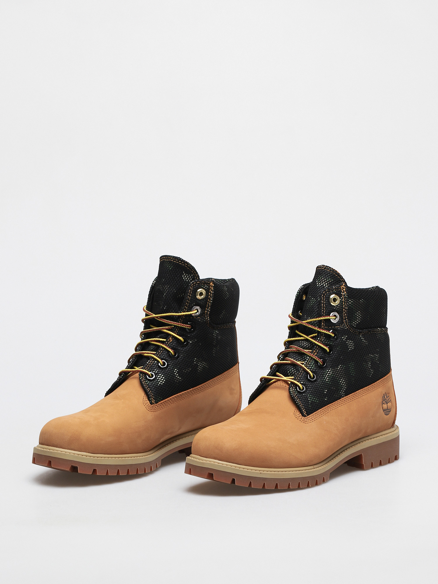 Timberland 6 Heritage WP Shoes (black nubuck camo)
