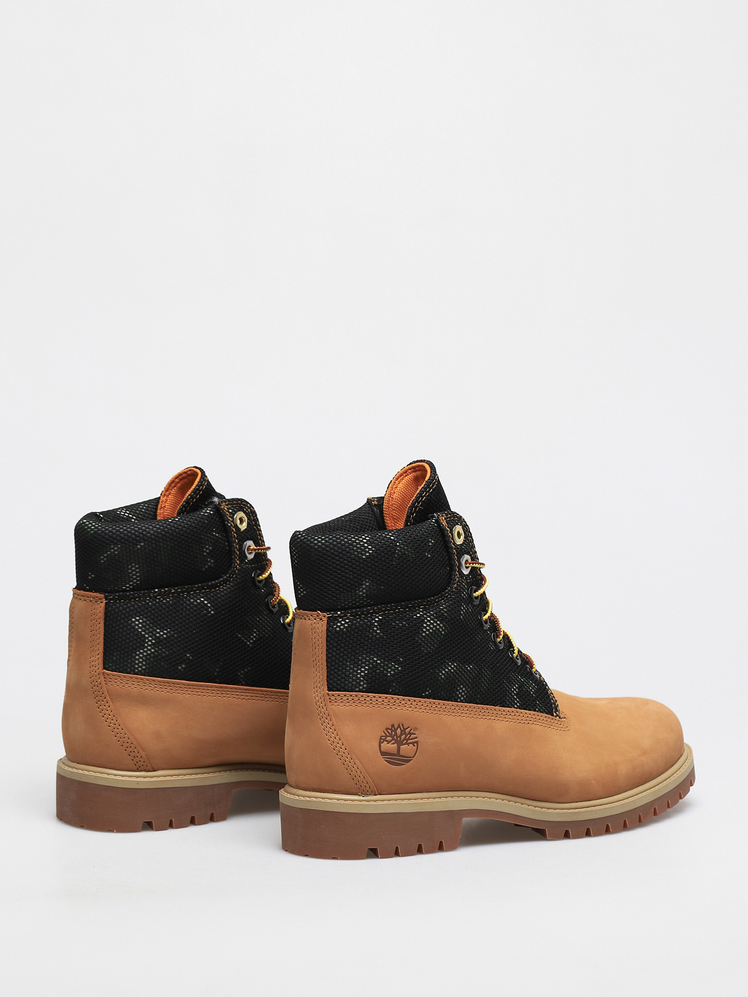Timberland Heritage WP Shoes brown, camo (black nubuck camo)
