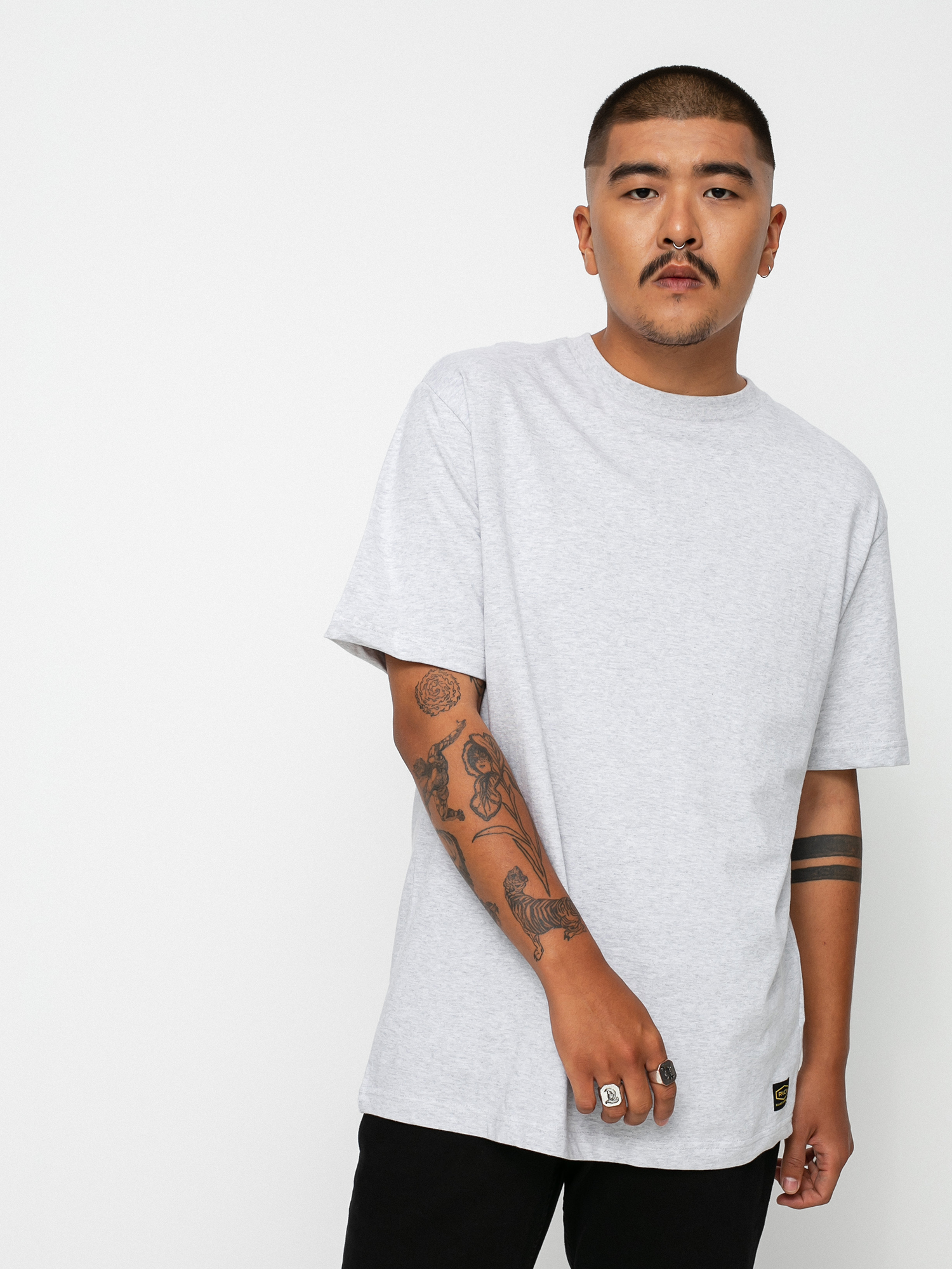 RVCA Recession Tee T-shirt (athletic heathe)